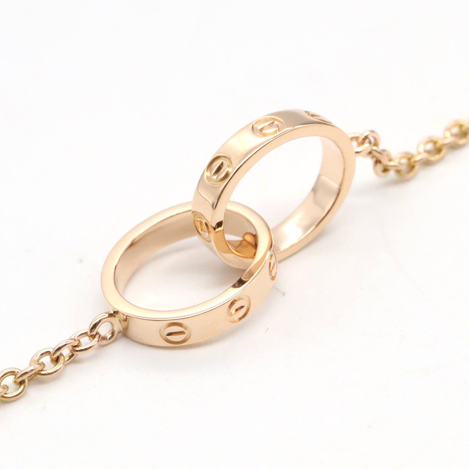 Cartier Cartier Baby Love Necklace K18Pg (Pink Gold) Gold Size ONE SIZE - 5 Thumbnail