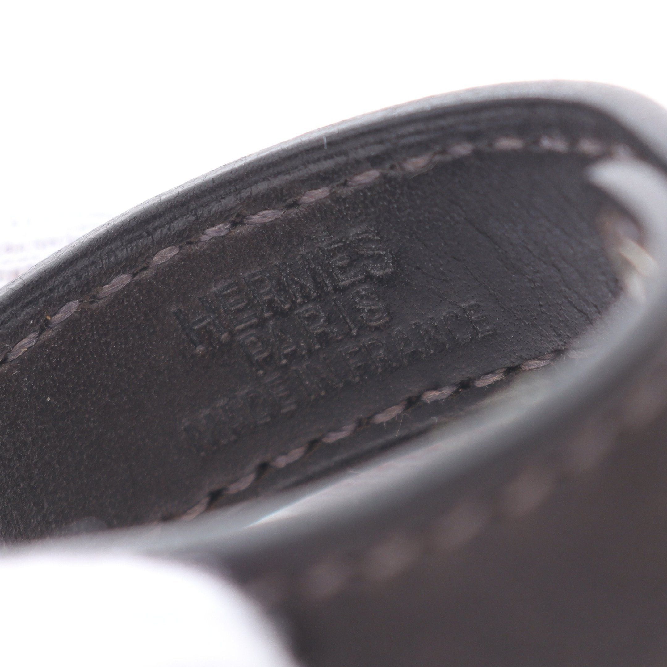 Hermes Hermes Nomad Glove Holder Leather Dark Brown Silver Hardware □H Stamp Size ONE SIZE - 3 Thumbnail