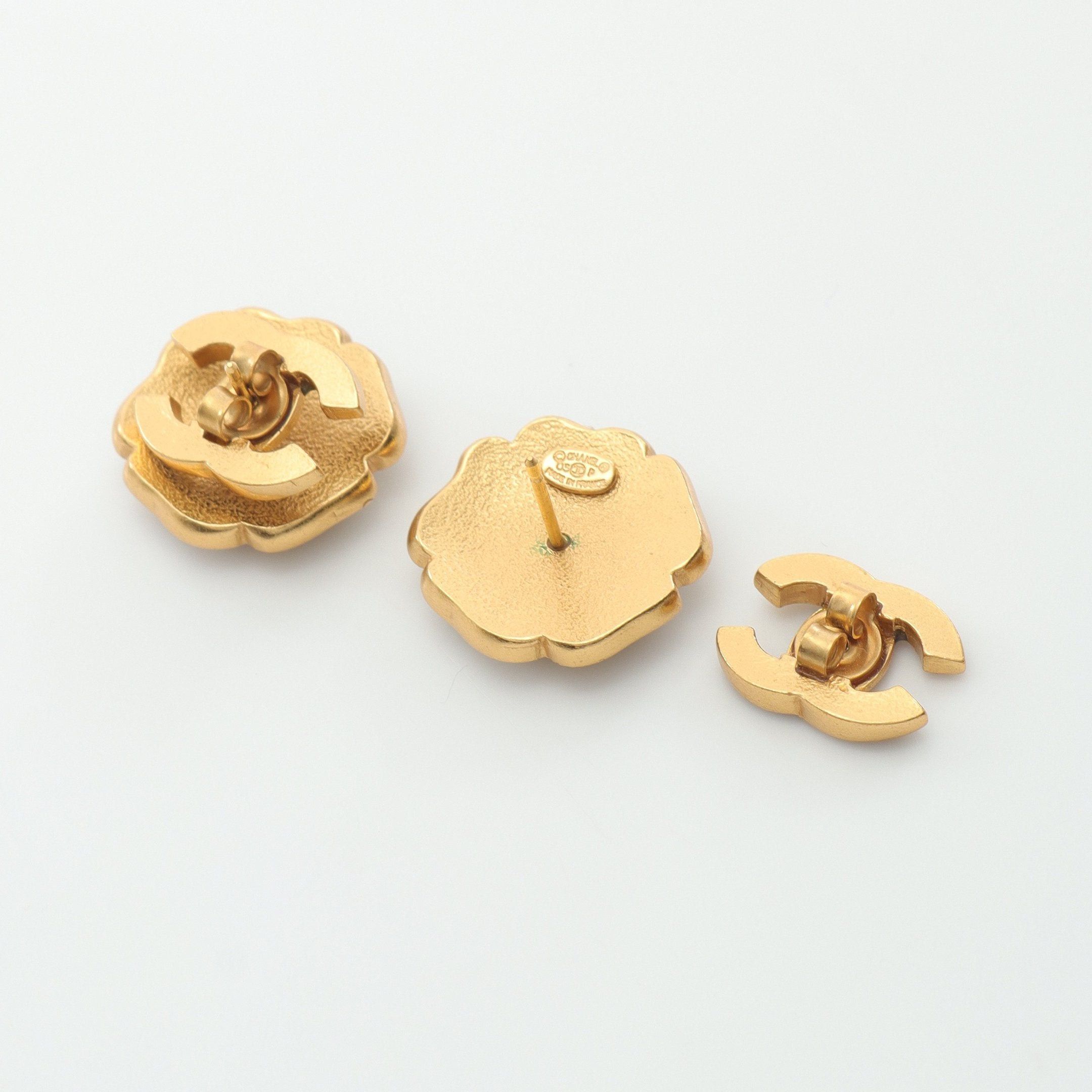 Chanel Chanel Coco Mark Earrings Gp Gold 03P Size ONE SIZE - 2 Thumbnail