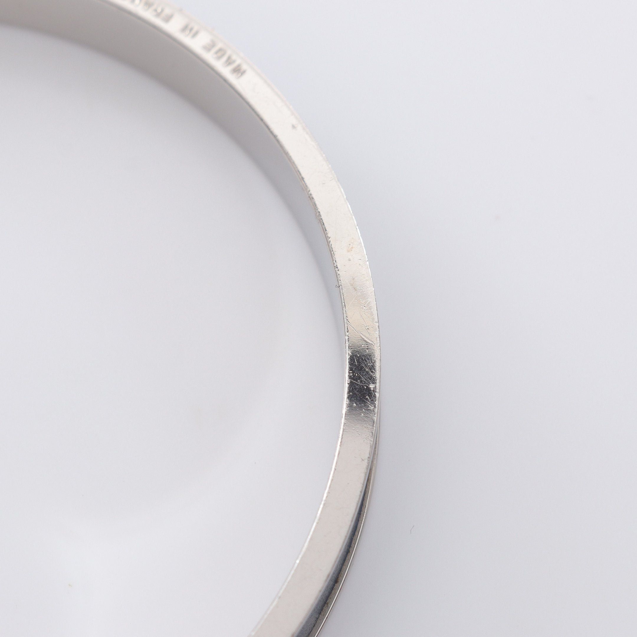 Hermes Hermes Kelly Bangle Leather Silver Indigo Blue Size ONE SIZE - 7 Thumbnail