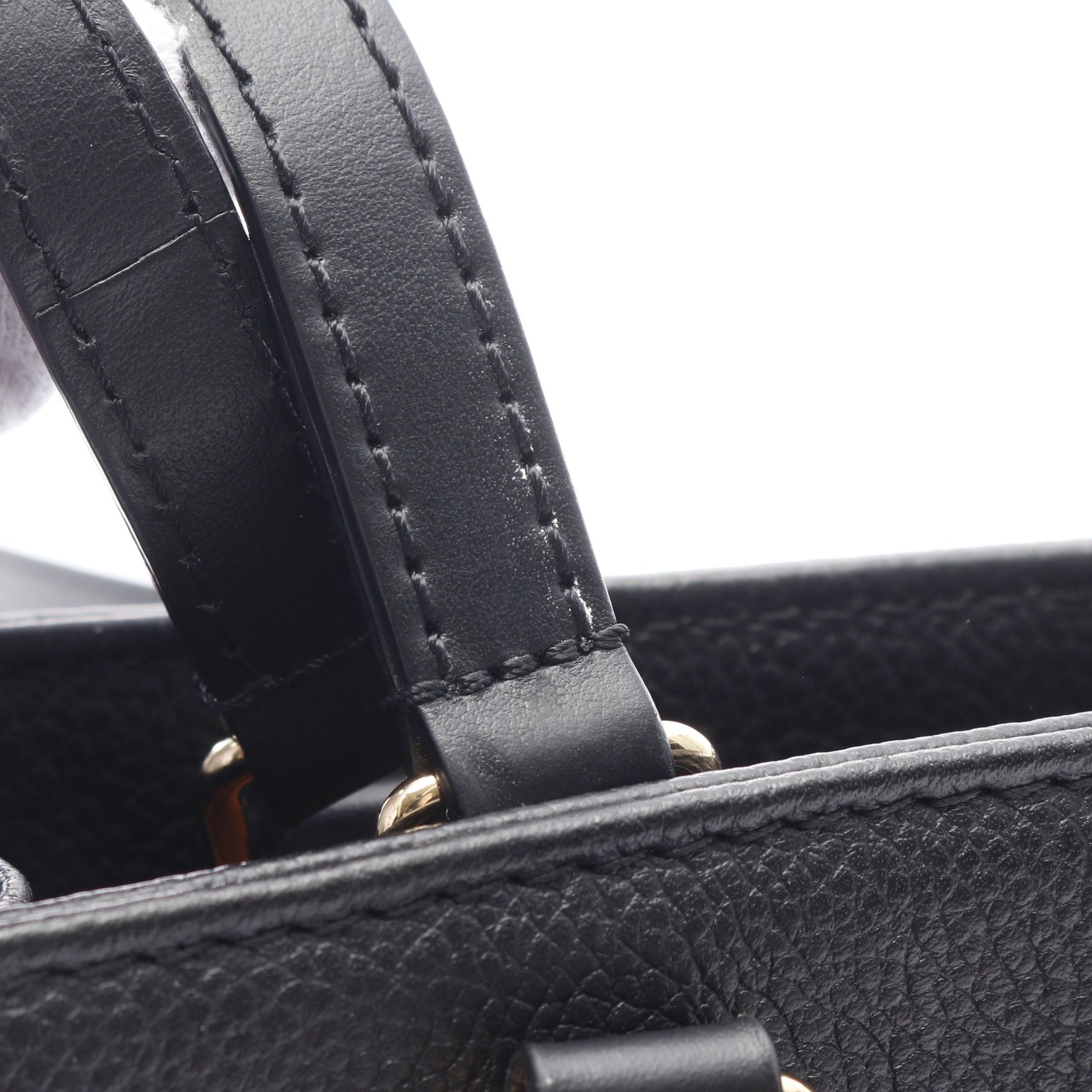 Louis Vuitton Louis Vuitton On-The-Go Mm Monogram Empreinte Noir Shoulder Bag Tote Leather Black Size ONE SIZE - 7 Thumbnail