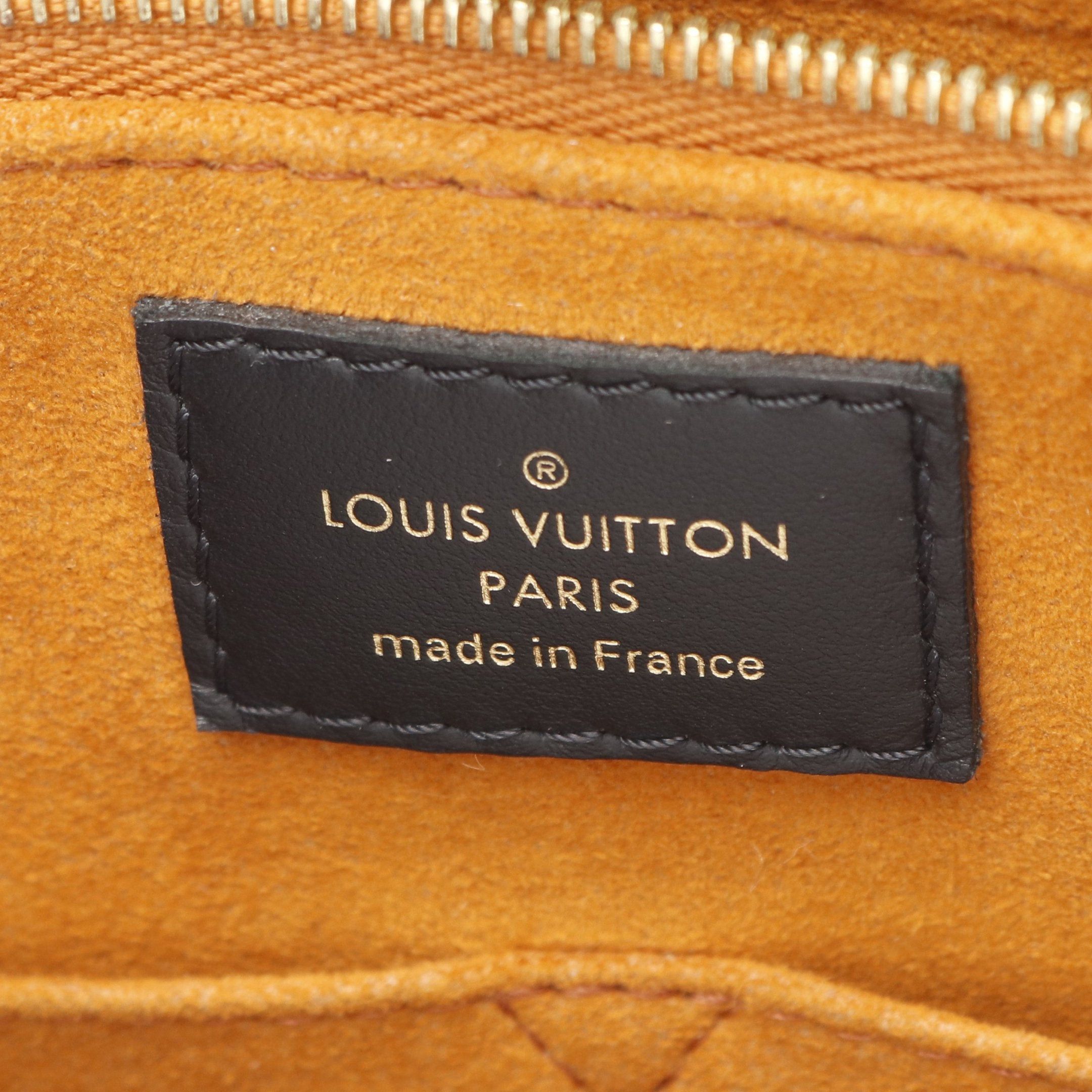 Louis Vuitton Louis Vuitton On-The-Go Mm Monogram Empreinte Noir Shoulder Bag Tote Leather Black Size ONE SIZE - 4 Thumbnail