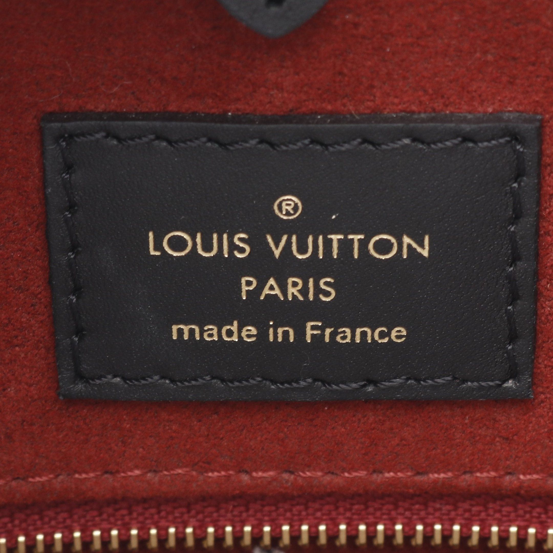 Louis Vuitton Louis Vuitton On-The-Go Mm Bicolor Monogram Empreinte Shoulder Bag Tote Grain Leather Black Beige Size ONE SIZE - 4 Thumbnail