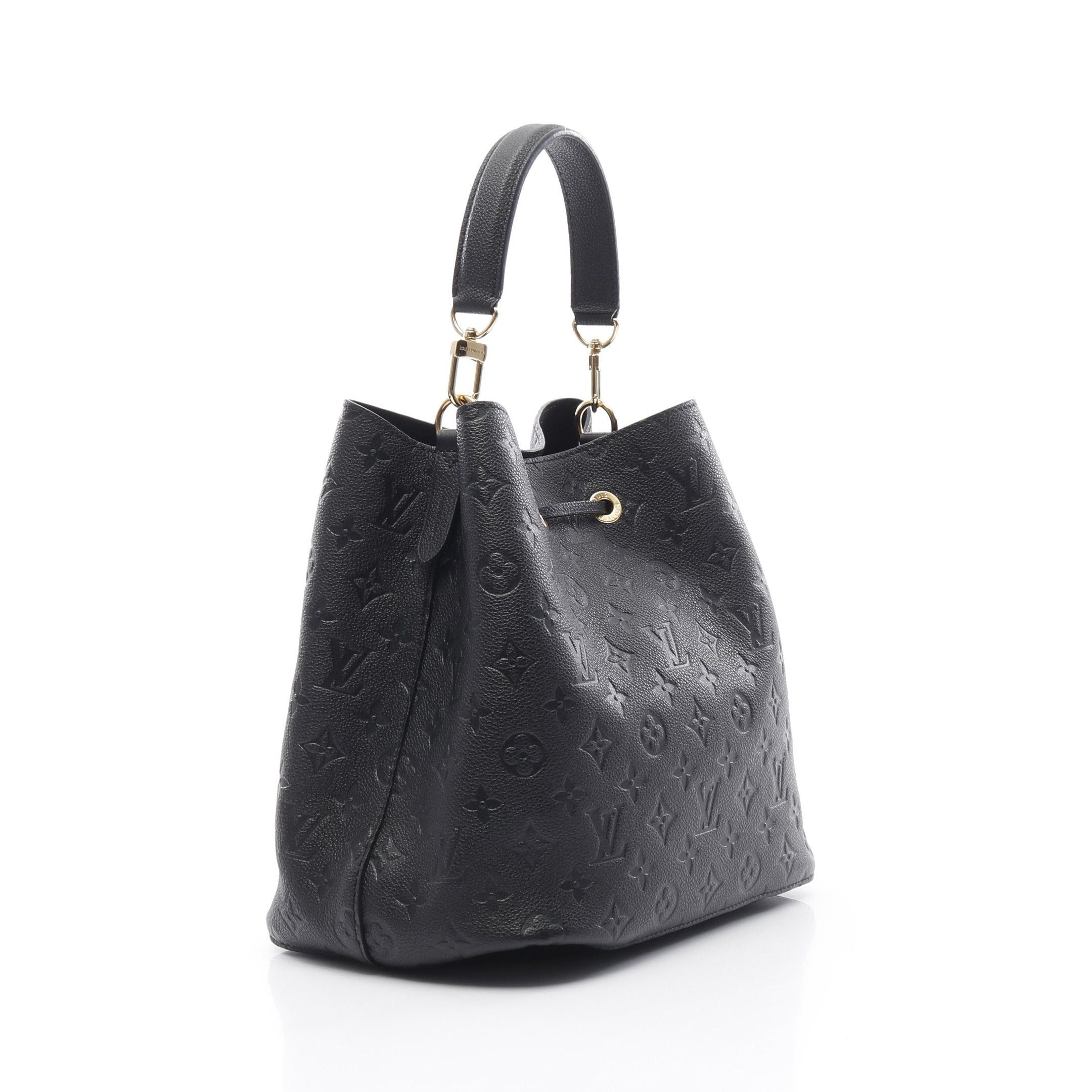 Louis Vuitton Louis Vuitton Neo Noe Monogram Empreinte Noir Handbag Leather Black Size ONE SIZE - 2 Thumbnail