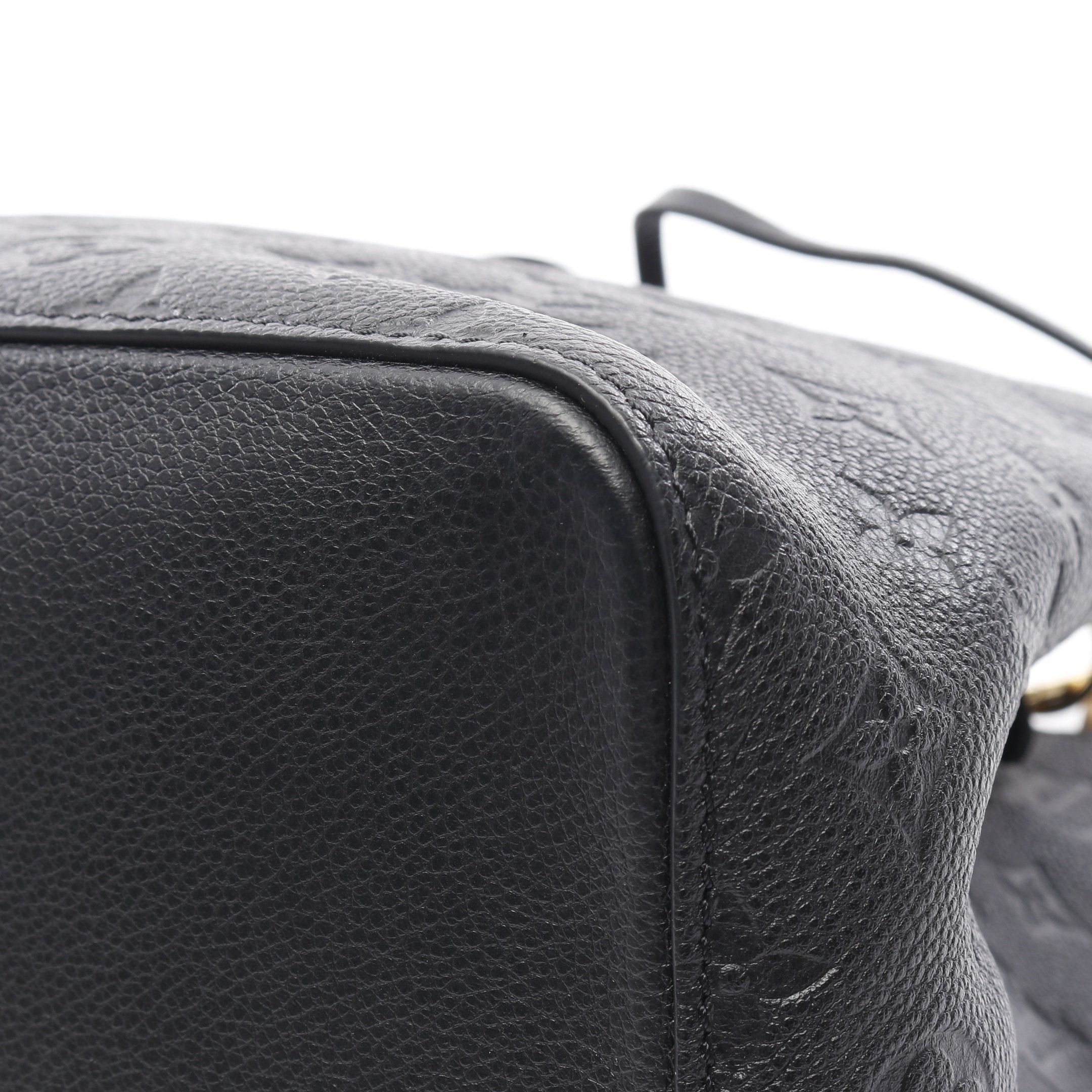 Louis Vuitton Louis Vuitton Neo Noe Monogram Empreinte Noir Handbag Leather Black Size ONE SIZE - 6 Thumbnail