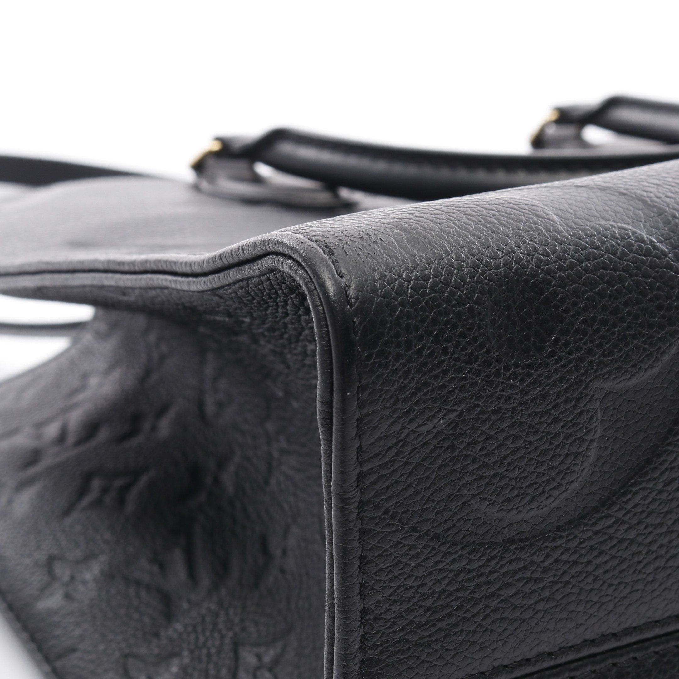 Louis Vuitton Louis Vuitton On-The-Go Mm Monogram Empreinte Noir Shoulder Bag Tote Leather Black Size ONE SIZE - 5 Thumbnail