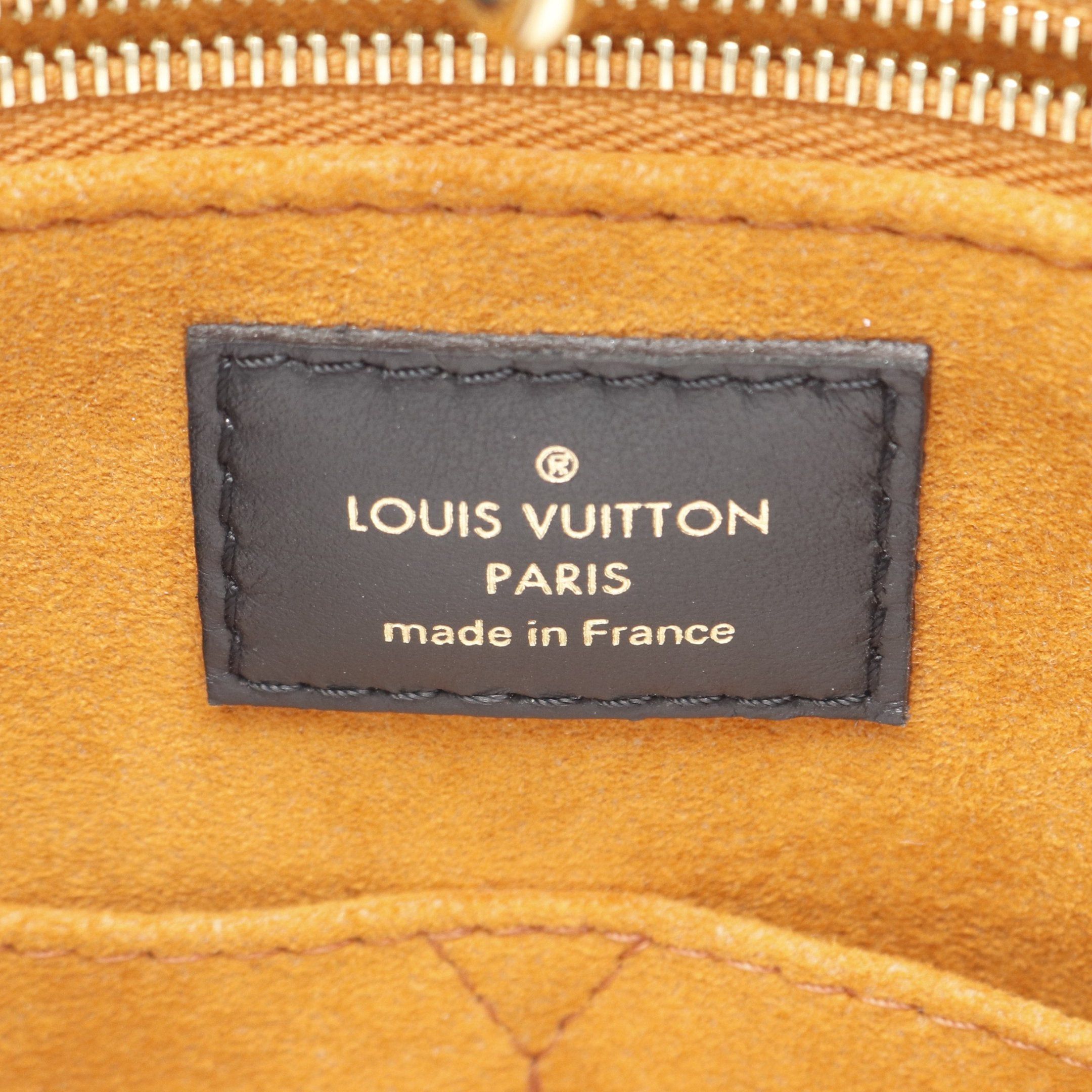 Louis Vuitton Louis Vuitton On-The-Go Mm Monogram Empreinte Noir Shoulder Bag Tote Leather Black Size ONE SIZE - 4 Thumbnail