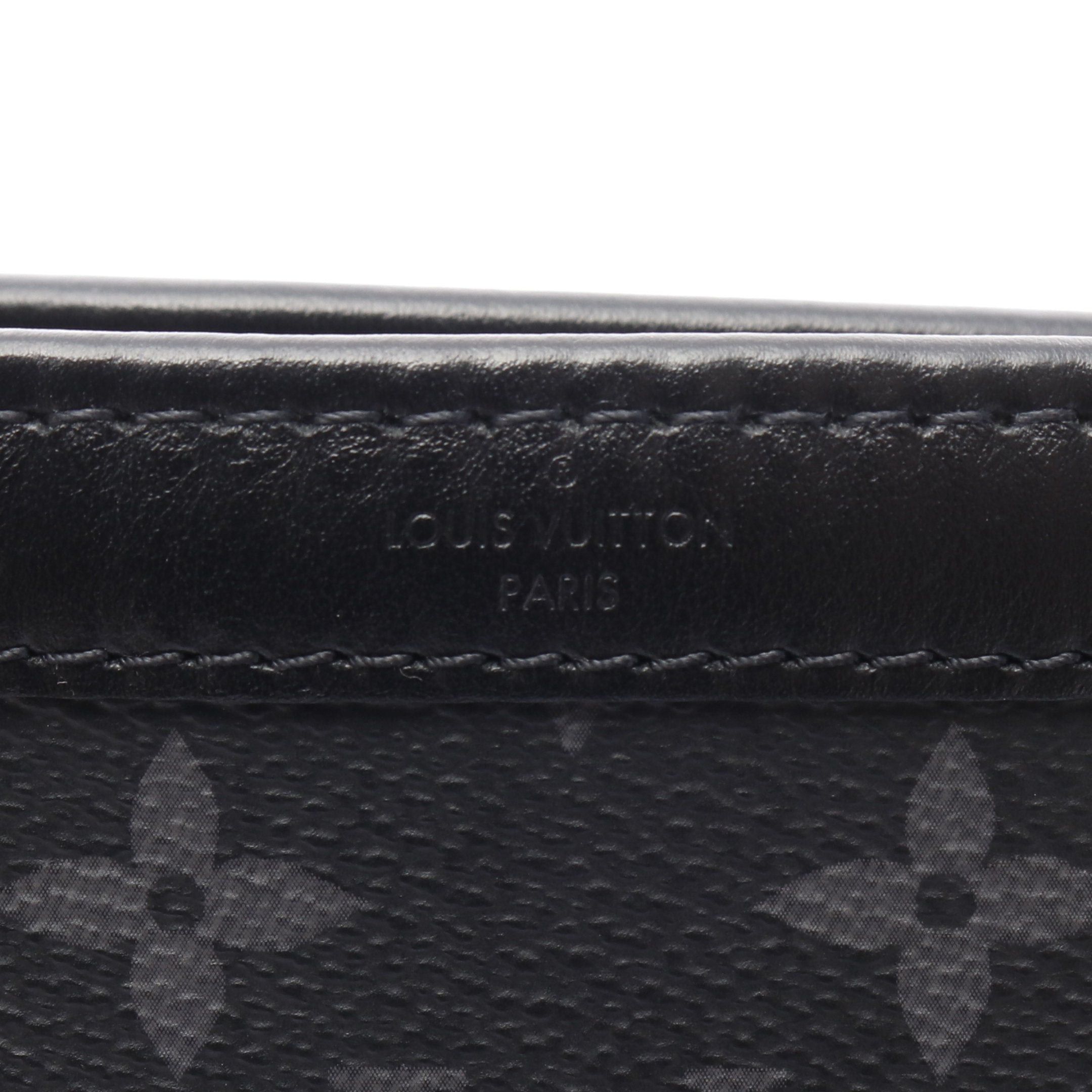 Louis Vuitton Louis Vuitton Gaston Wearable Wallet Monogram Eclipse Shoulder Bag Black Gray Size ONE SIZE - 4 Thumbnail