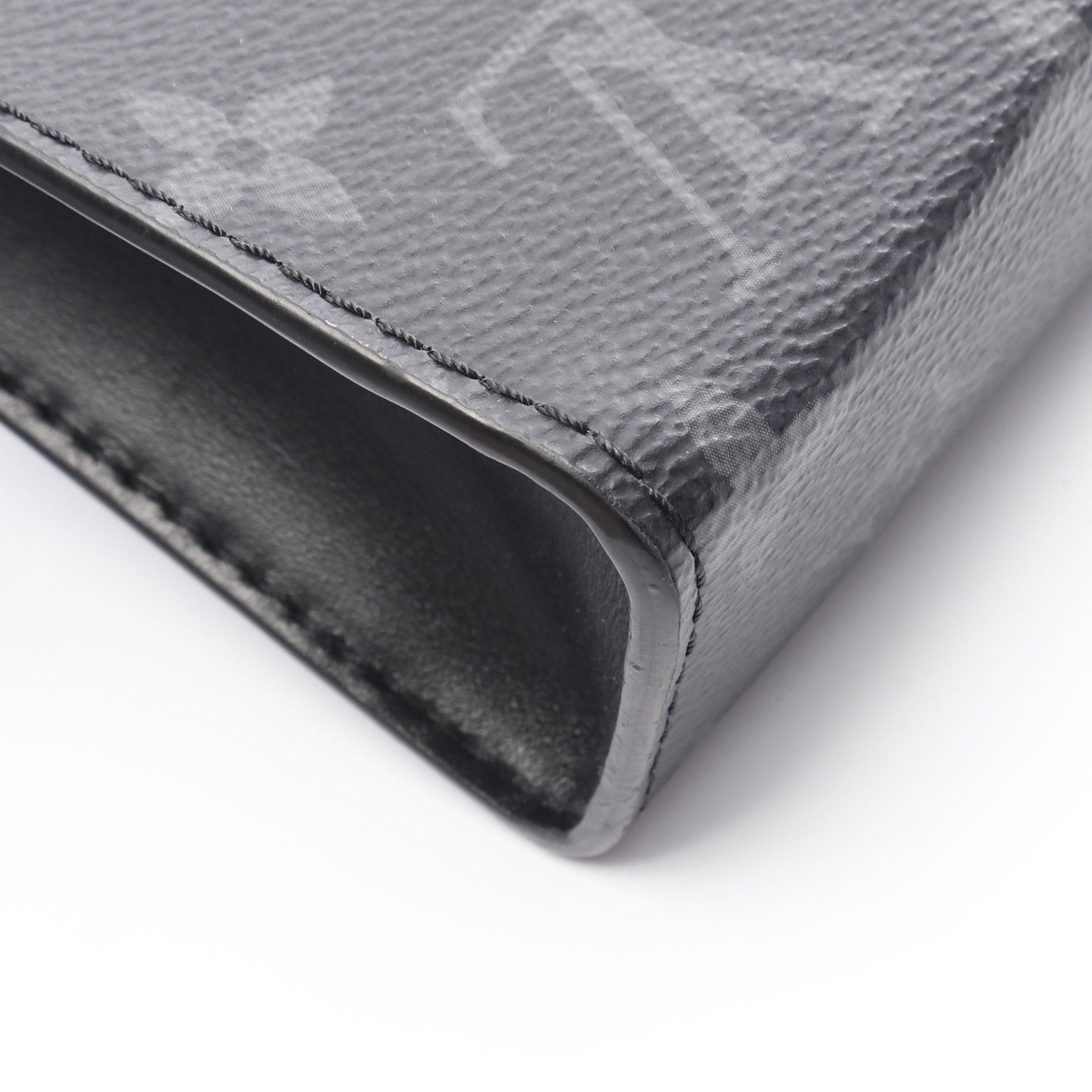 Louis Vuitton Louis Vuitton Gaston Wearable Wallet Monogram Eclipse Shoulder Bag Black Gray Size ONE SIZE - 5 Thumbnail