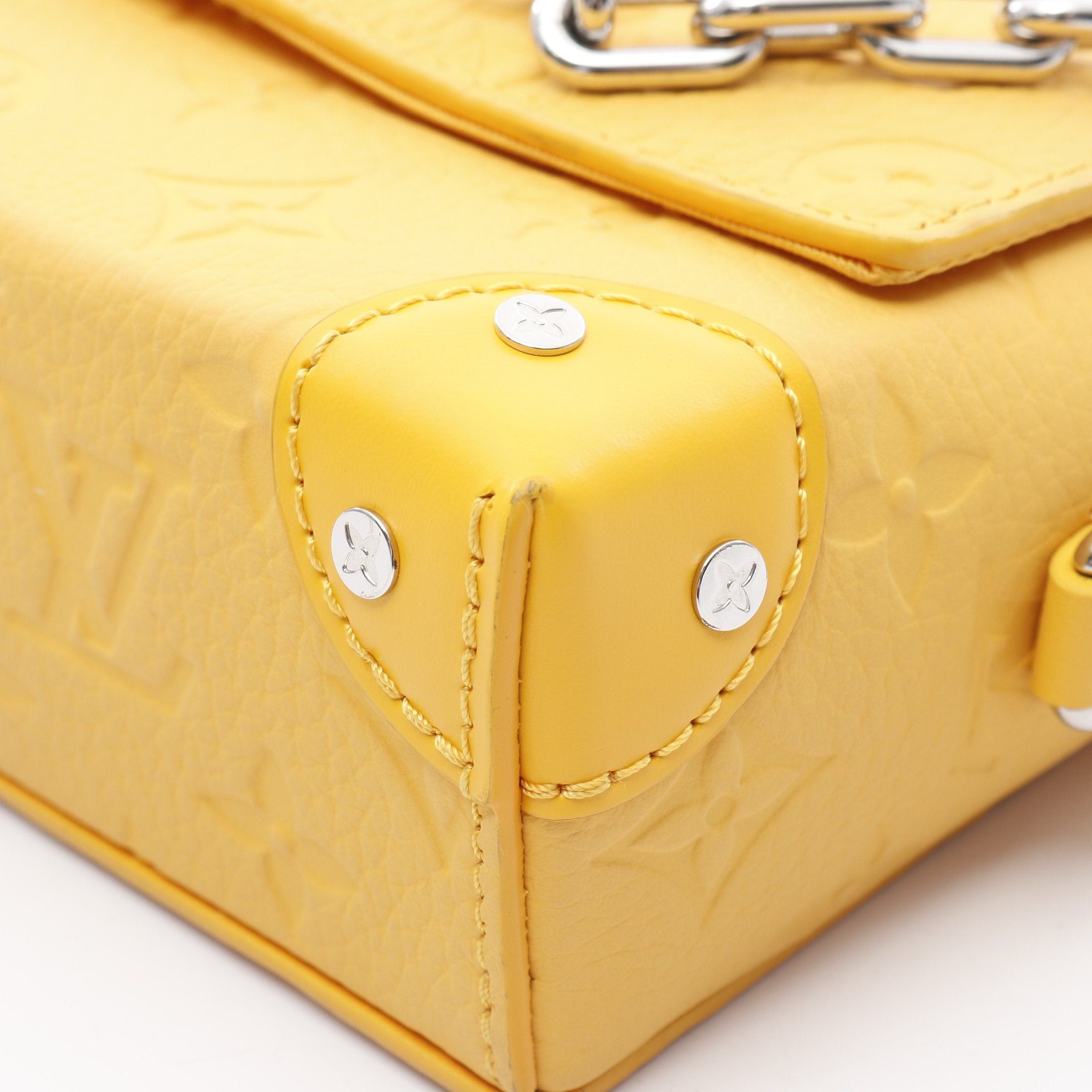 Louis Vuitton Louis Vuitton Steamer Wearable Wallet Monogram Taurillon Jaune Mat Shoulder Bag Leather Orange Yellow Size ONE SIZE - 6 Thumbnail