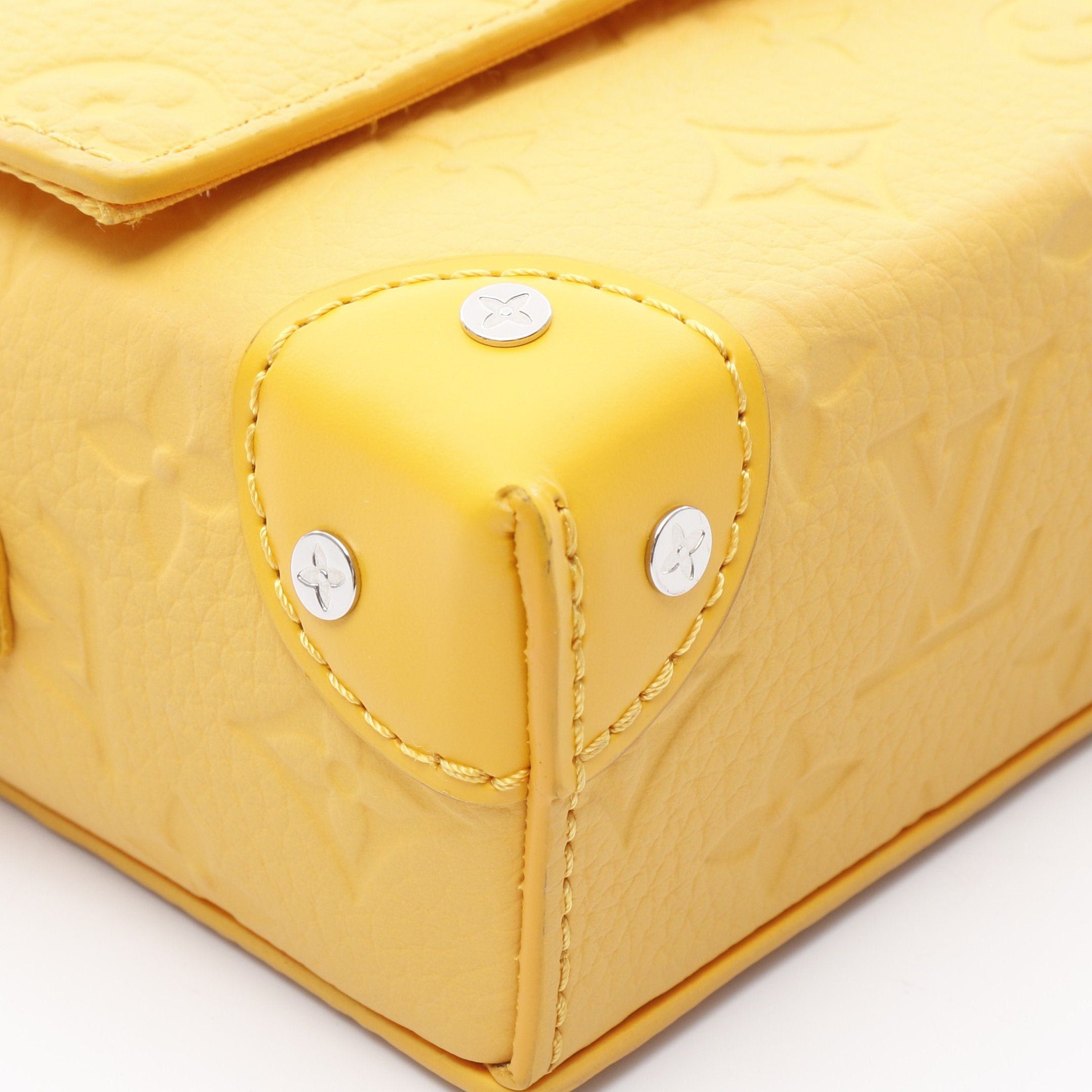 Louis Vuitton Louis Vuitton Steamer Wearable Wallet Monogram Taurillon Jaune Mat Shoulder Bag Leather Orange Yellow Size ONE SIZE - 5 Thumbnail
