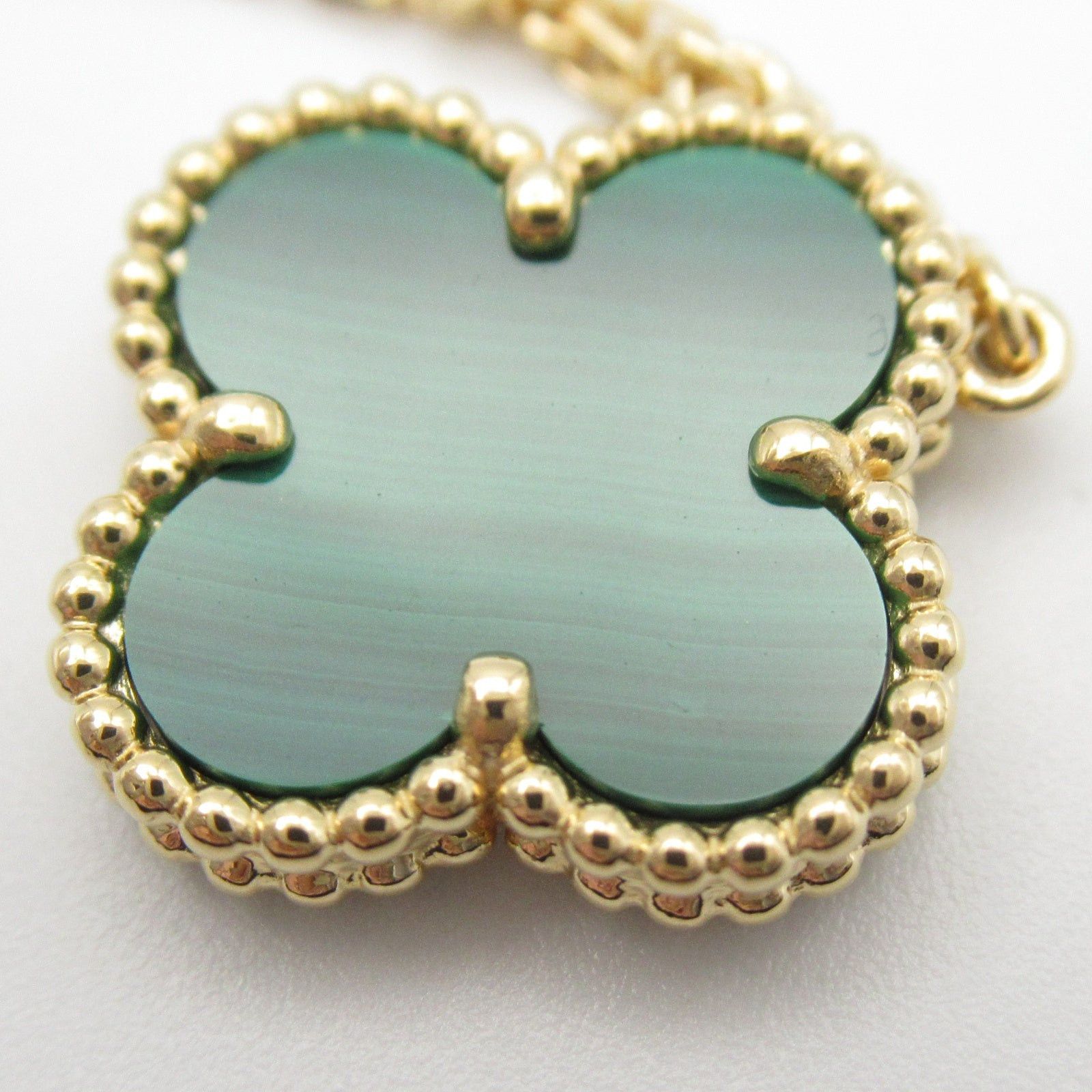 Van Cleef & Arpels Van Cleef Arpels Alhambra Necklace Malachite K18 (Yellow Gold) Green Size ONE SIZE - 7 Thumbnail