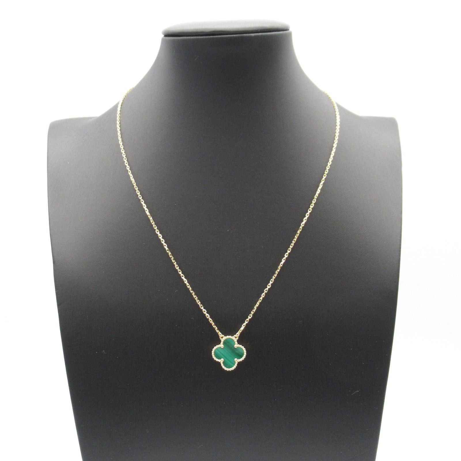 Van Cleef & Arpels Van Cleef Arpels Alhambra Necklace Malachite K18 (Yellow Gold) Green Size ONE SIZE - 8 Thumbnail