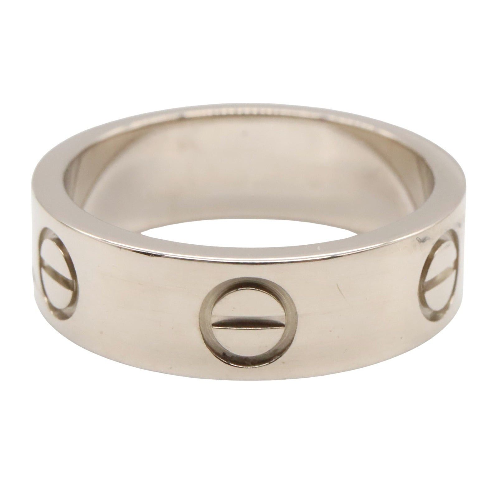 Cartier Cartier Love Ring K18Wg (White Gold) Silver Size ONE SIZE - 3 Thumbnail