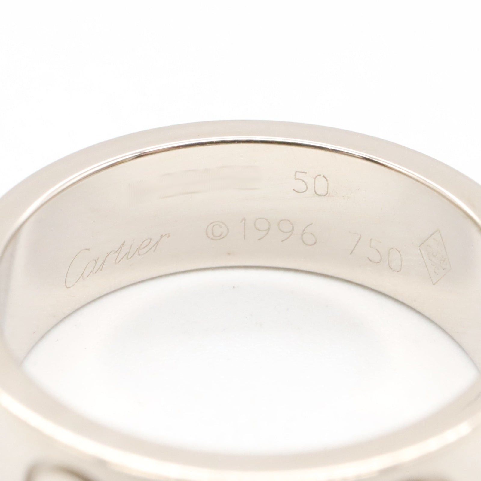 Cartier Cartier Love Ring K18Wg (White Gold) Silver Size ONE SIZE - 4 Thumbnail