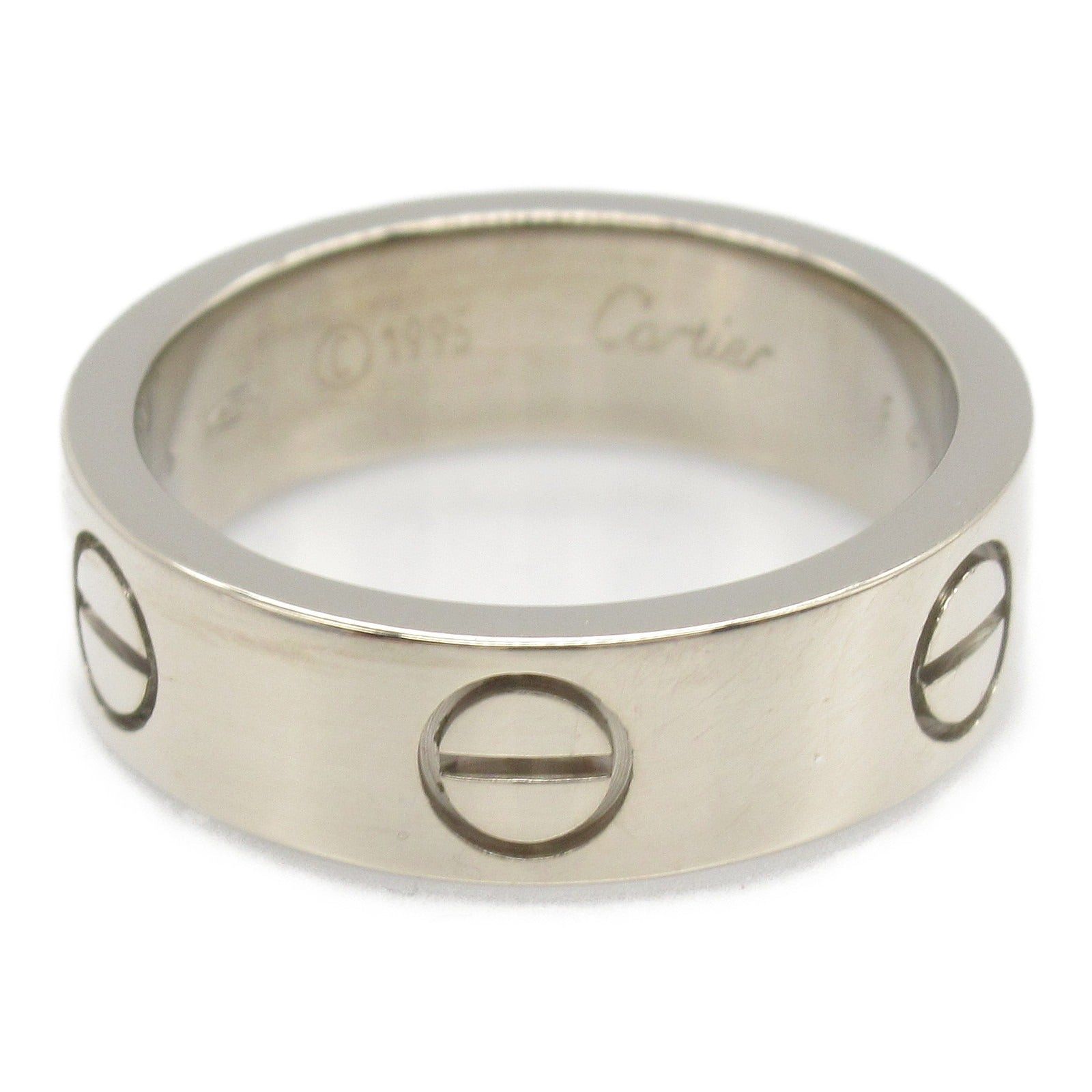 Cartier Cartier Love Ring K18Wg (White Gold) Silver Size ONE SIZE - 3 Thumbnail