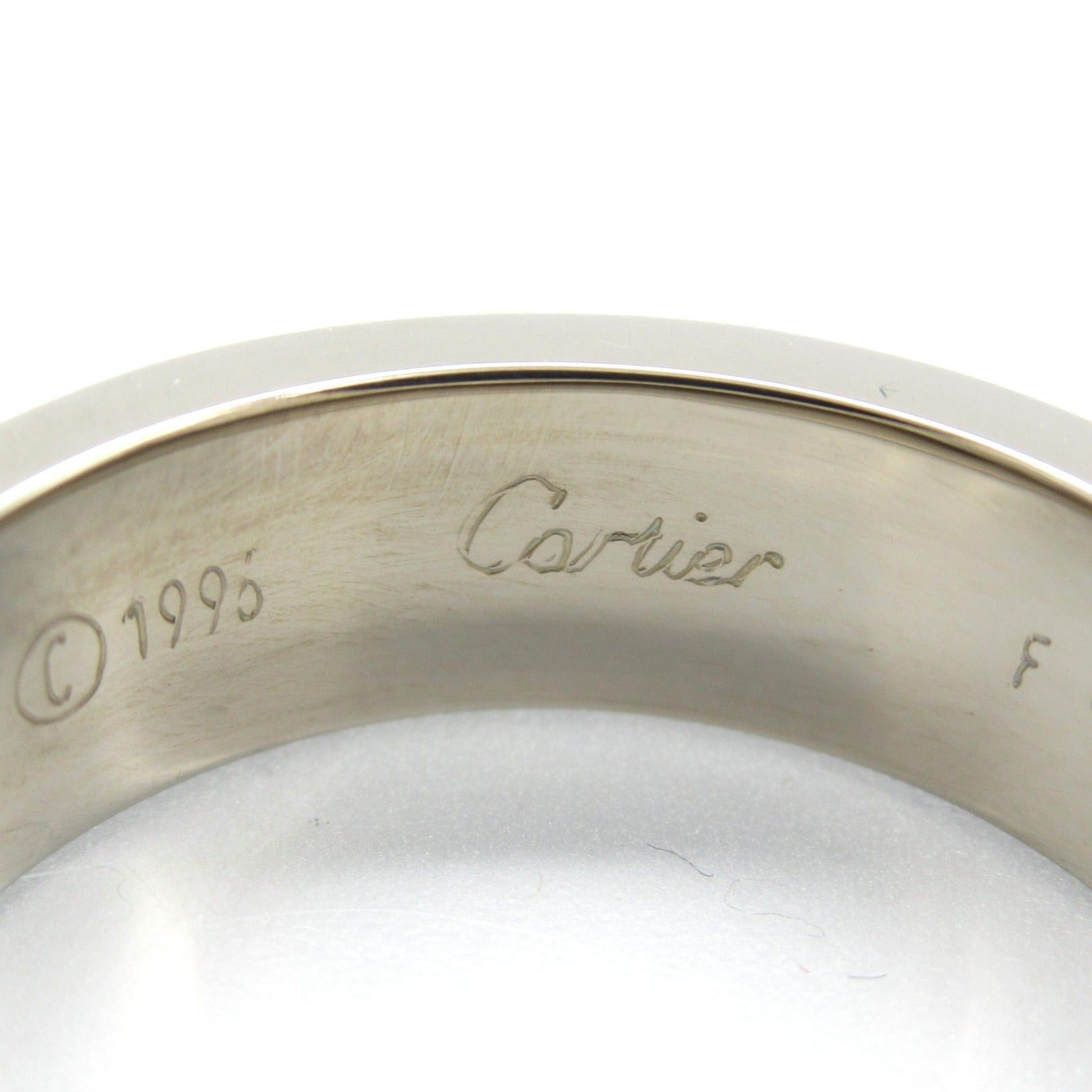 Cartier Cartier Love Ring K18Wg (White Gold) Silver Size ONE SIZE - 4 Thumbnail