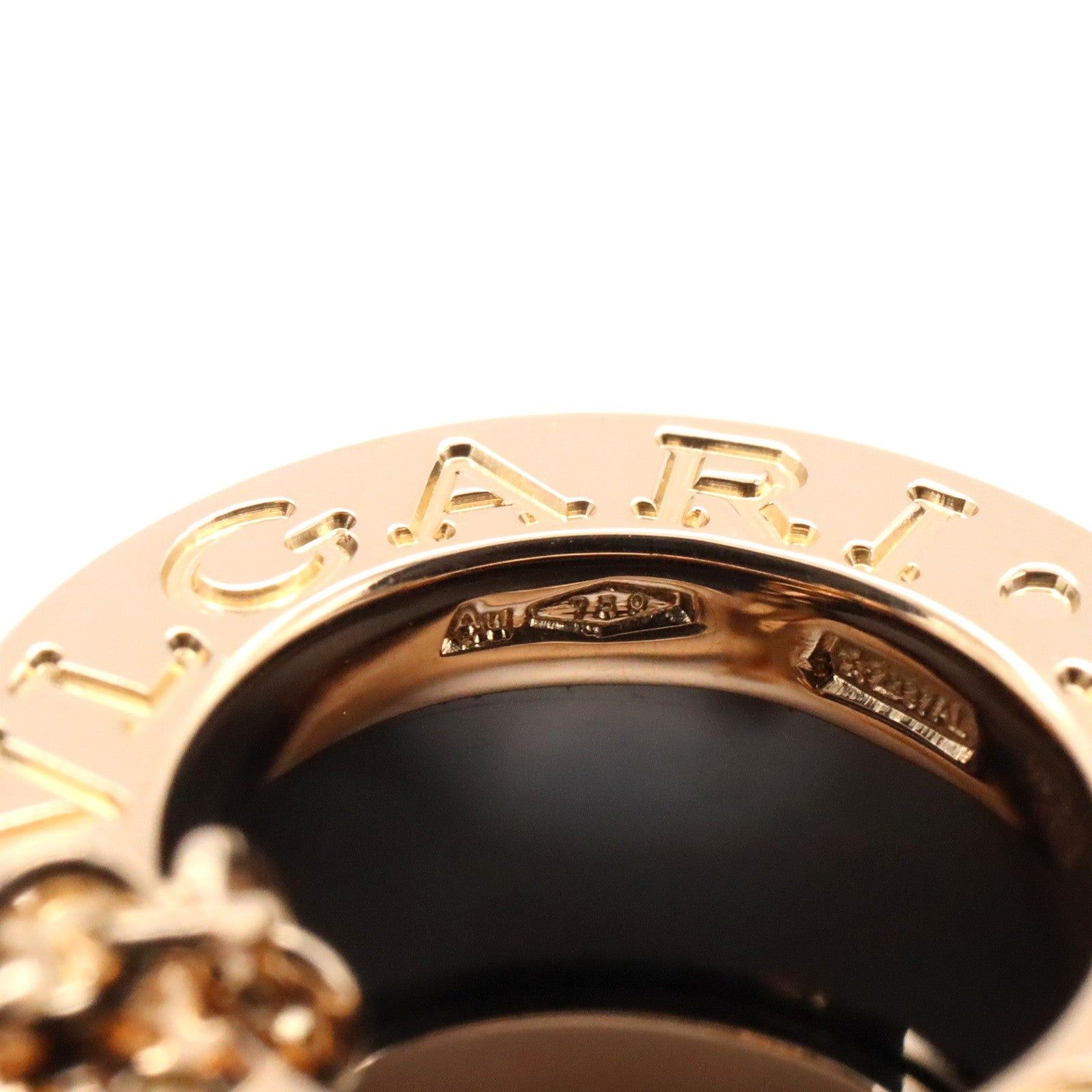 Bvlgari Bvlgari B Zero One Necklace Ceramic K18Pg (Pink Gold) Black Gold Size ONE SIZE - 6 Thumbnail