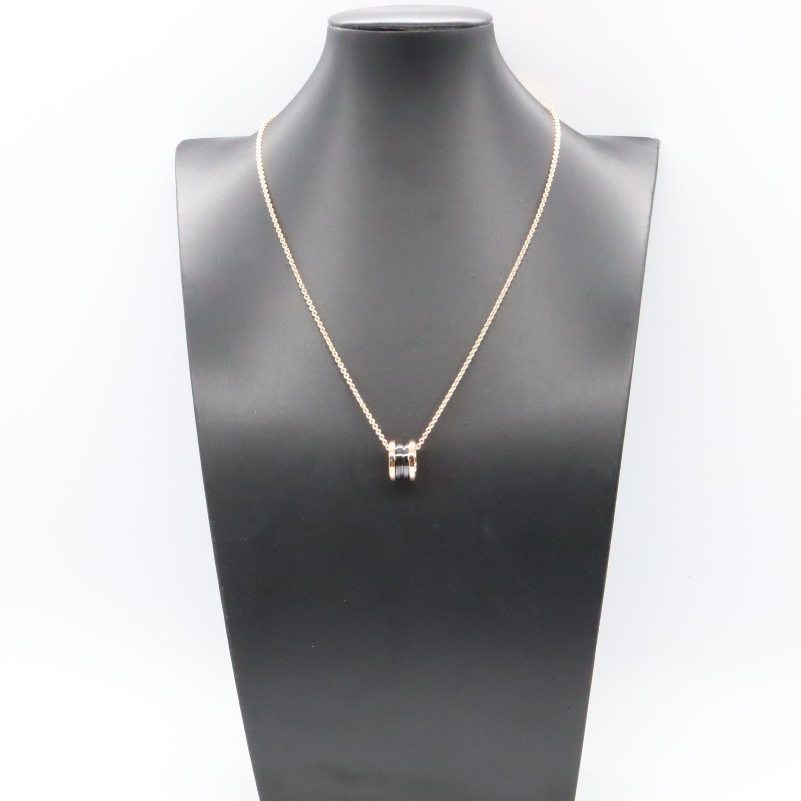 Bvlgari Bvlgari B Zero One Necklace Ceramic K18Pg (Pink Gold) Black Gold Size ONE SIZE - 7 Thumbnail