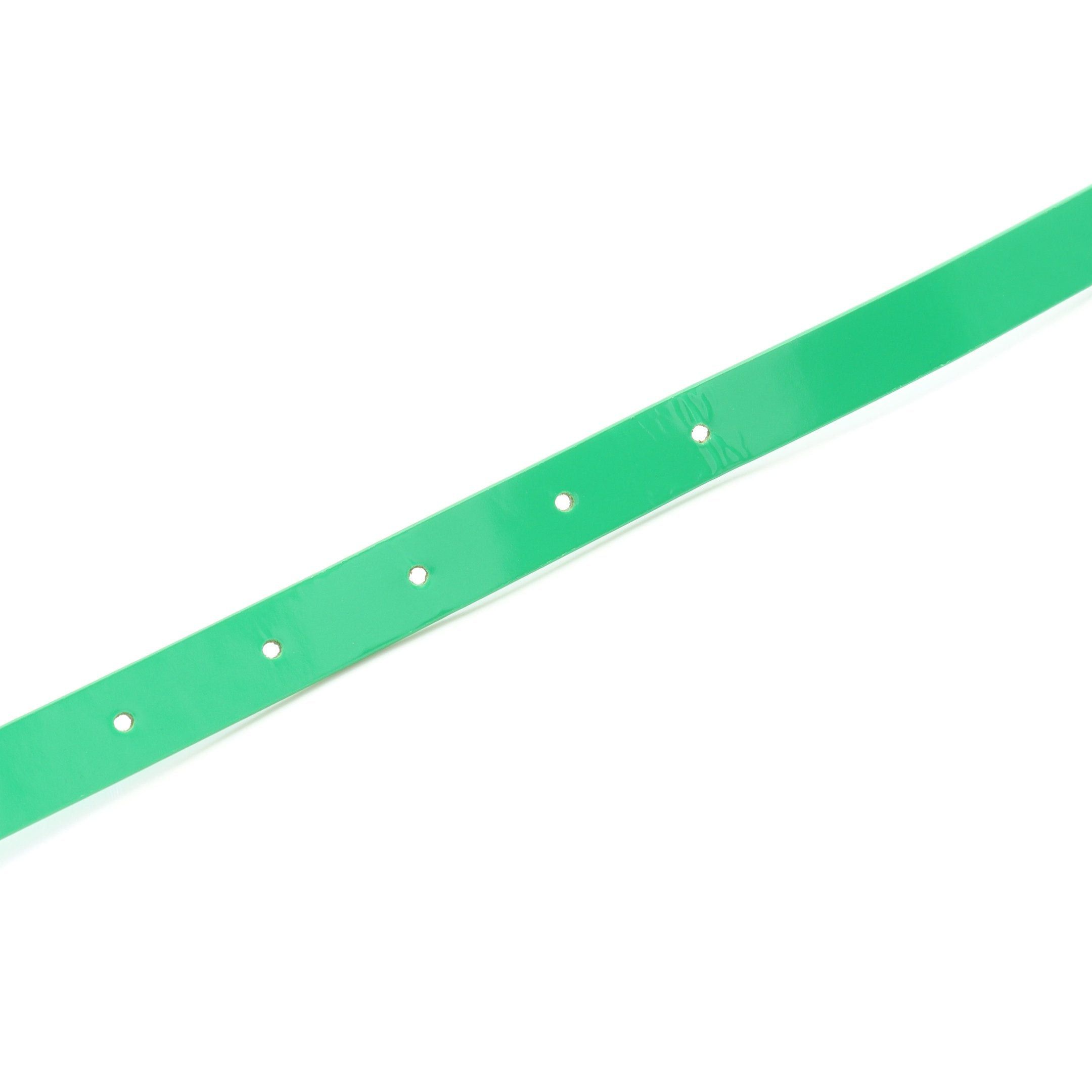 Bottega Veneta Bottega Veneta Triangle Buckle Belt Leather Green Size ONE SIZE - 3 Thumbnail