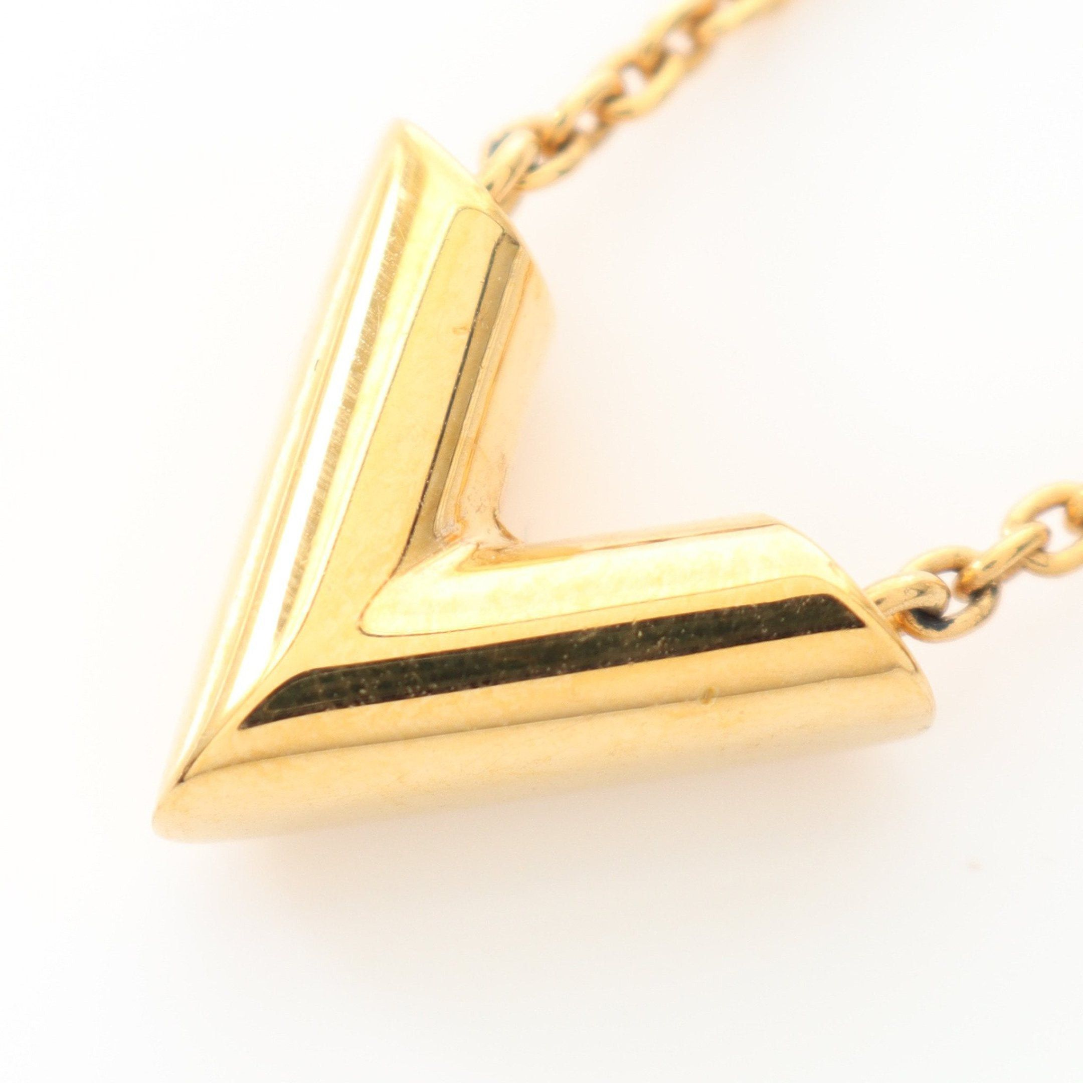 Louis Vuitton Louis Vuitton Essential V Necklace Gp Gold Size ONE SIZE - 2 Thumbnail
