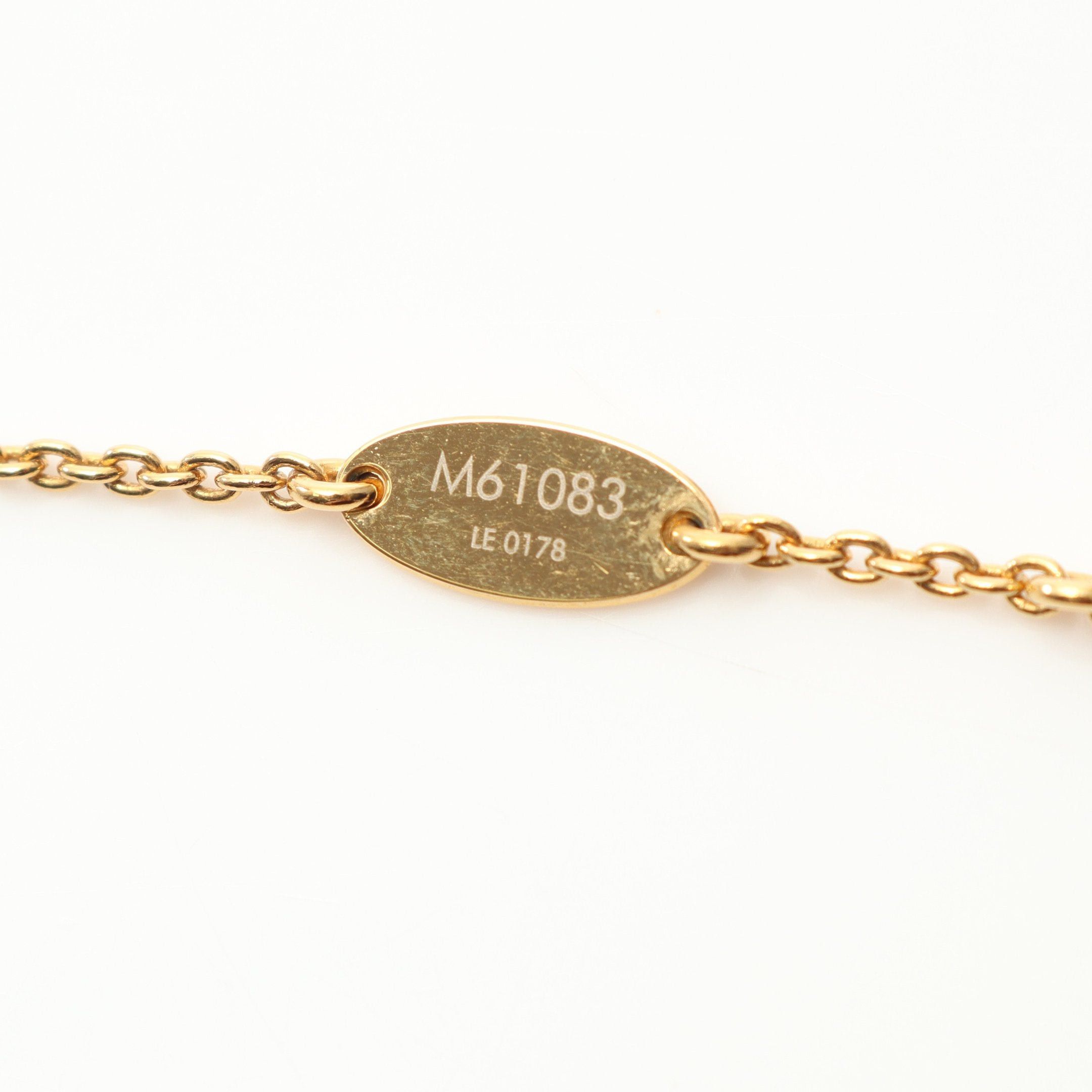 Louis Vuitton Louis Vuitton Essential V Necklace Gp Gold Size ONE SIZE - 5 Thumbnail