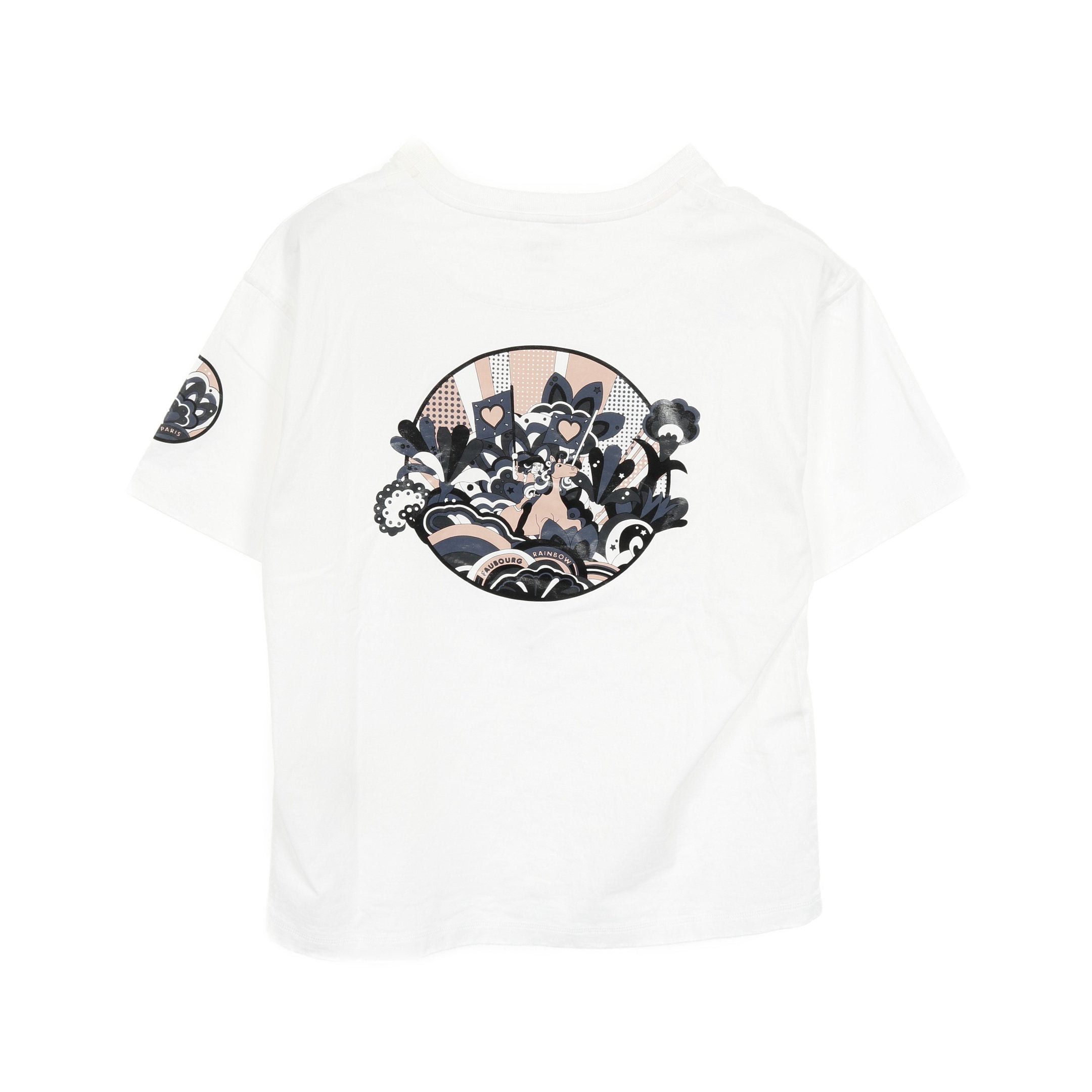 Hermes Hermes Cartouche T-Shirt Cotton White Size ONE SIZE - 2 Thumbnail