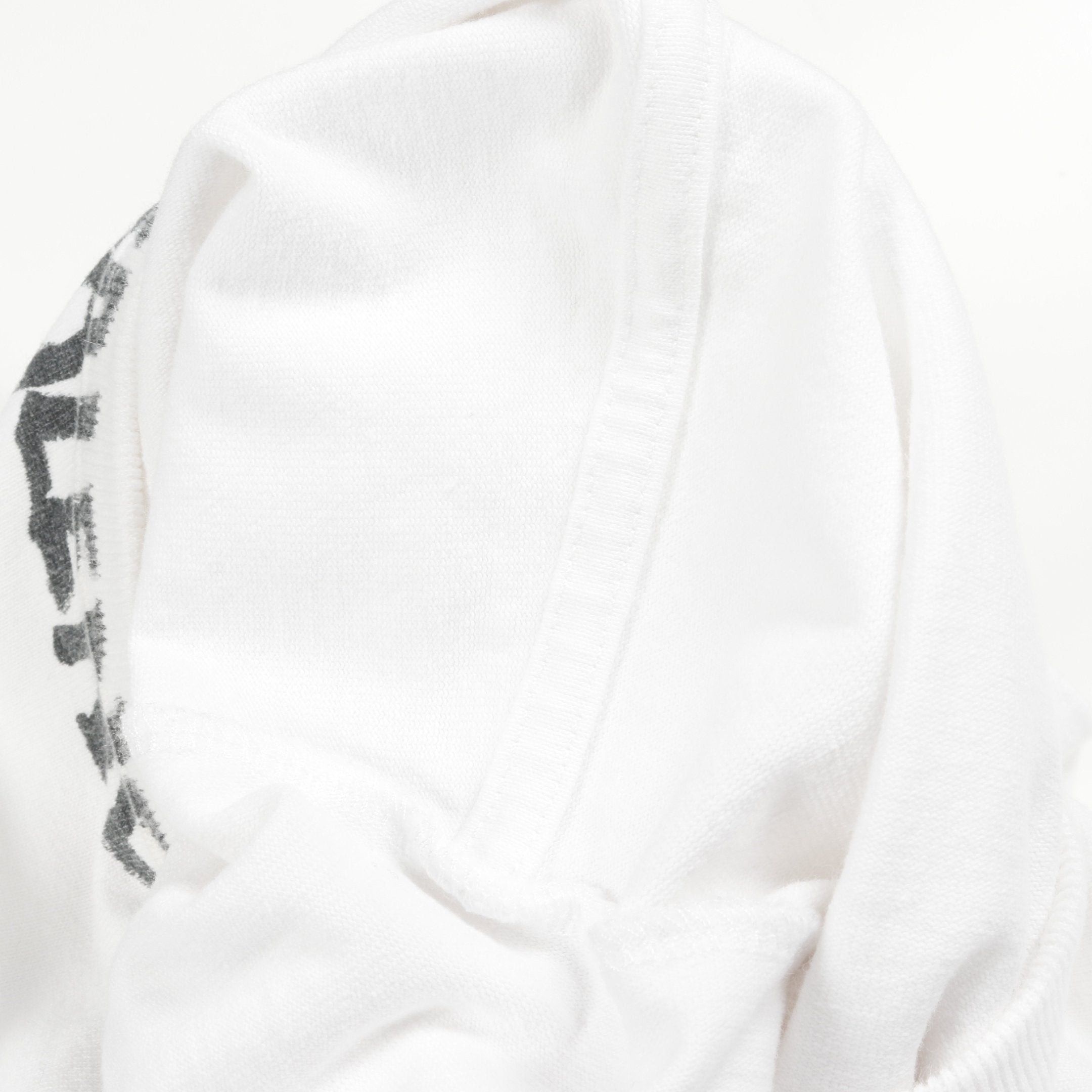 Balenciaga Balenciaga Logo Print Curved Oversize T-Shirt Cotton White Size ONE SIZE - 8 Thumbnail