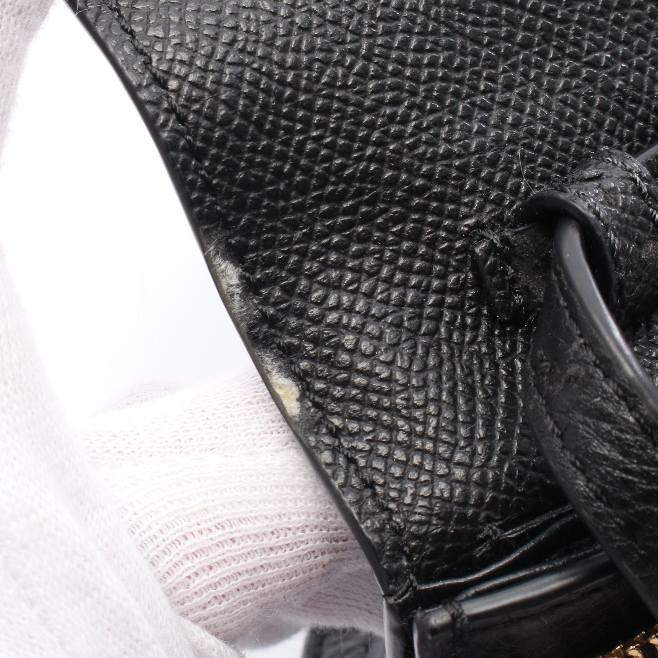 Coach Coach Fold Over Clutch Shoulder Wallet Leather Black Size ONE SIZE - 5 Thumbnail