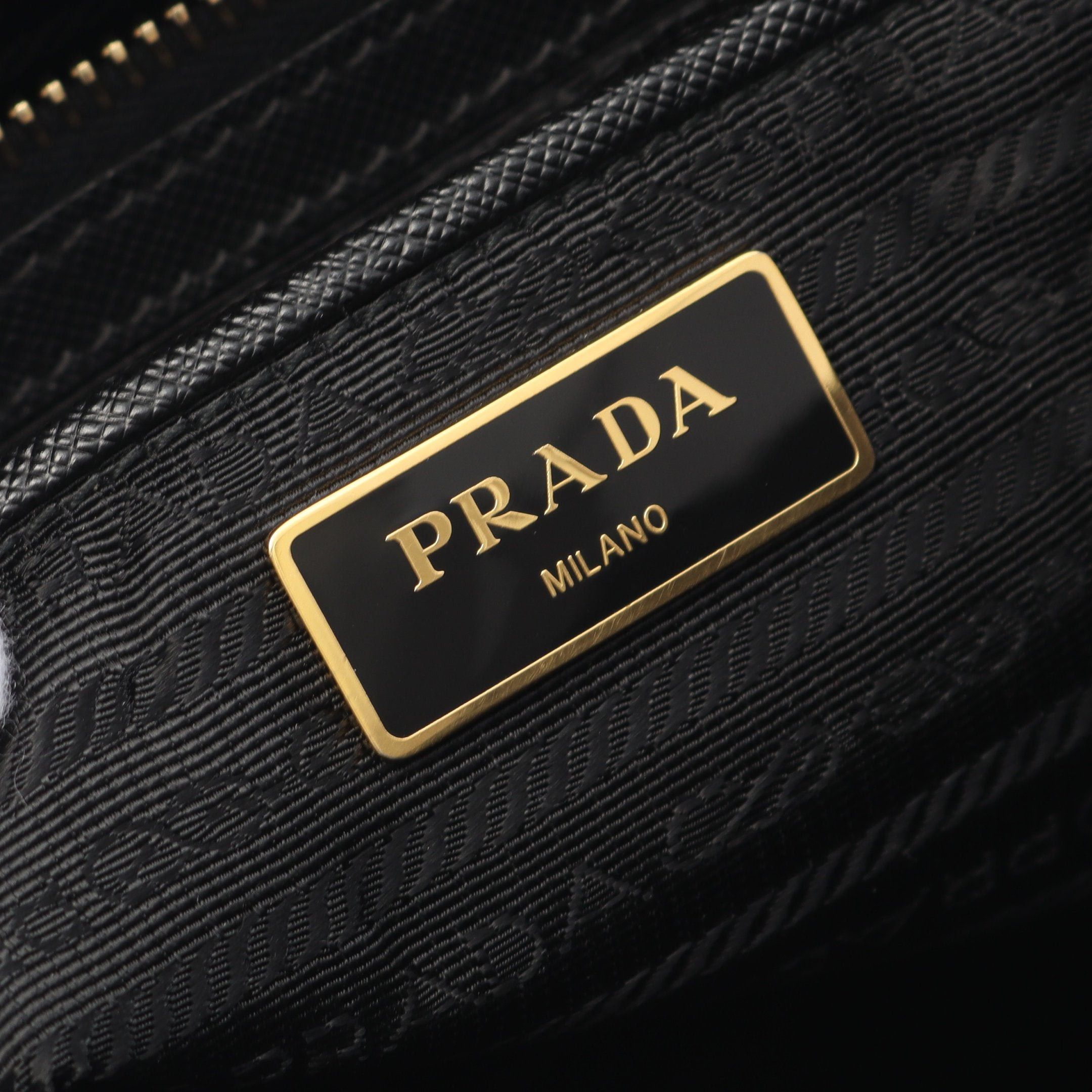Prada Prada Saffiano Lux Galleria Handbag Tote Bag Leather Black Size ONE SIZE - 4 Thumbnail