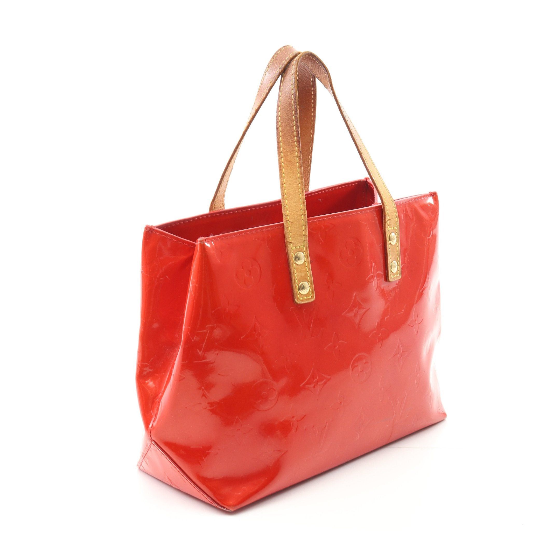 Louis Vuitton Louis Vuitton Lead Pm Monogram Vernis Rouge Handbag Leather Red Size ONE SIZE - 2 Thumbnail