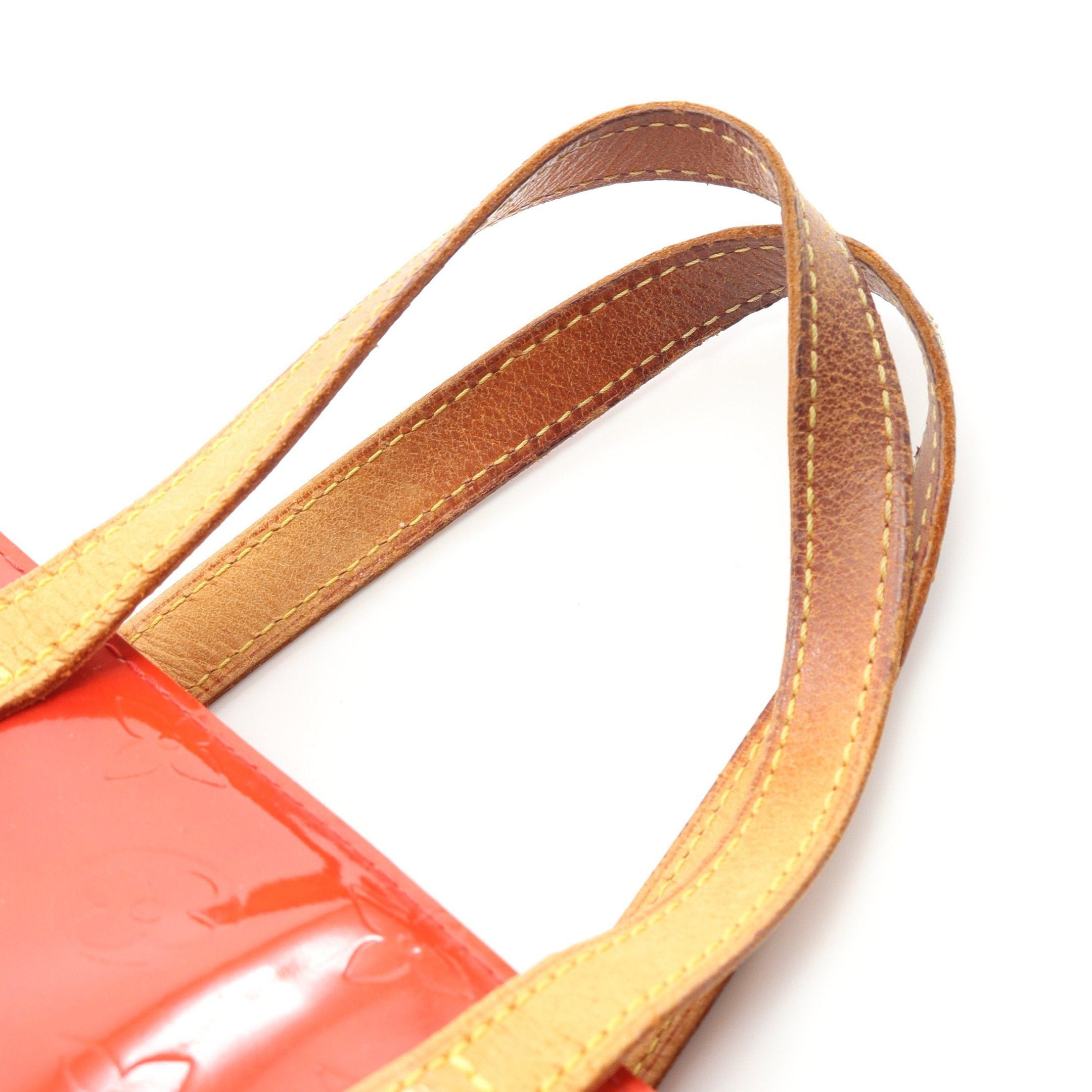 Louis Vuitton Louis Vuitton Lead Pm Monogram Vernis Rouge Handbag Leather Red Size ONE SIZE - 9 Thumbnail