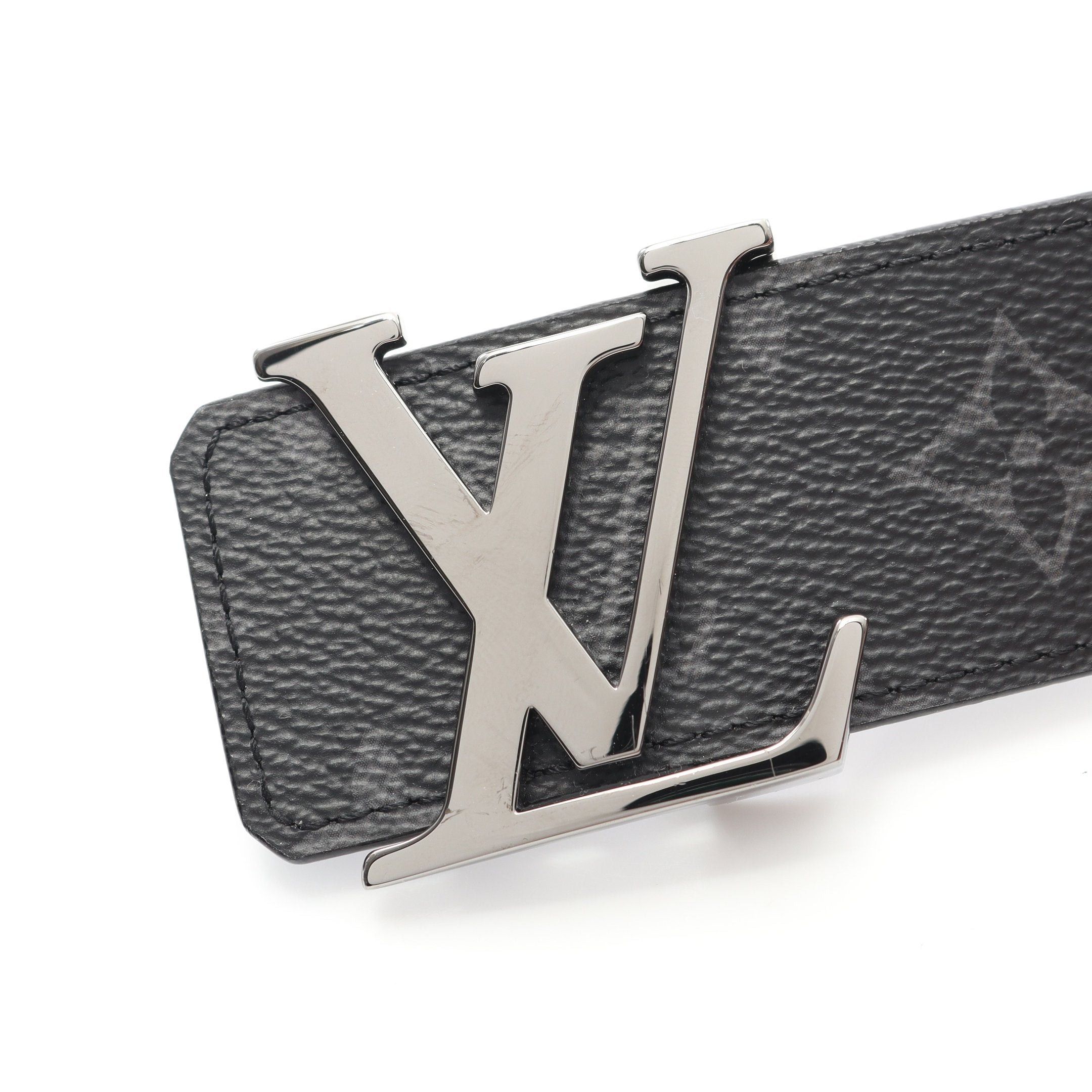 Louis Vuitton Louis Vuitton Lv Initial Belt Leather Black Reversible Size ONE SIZE - 2 Thumbnail