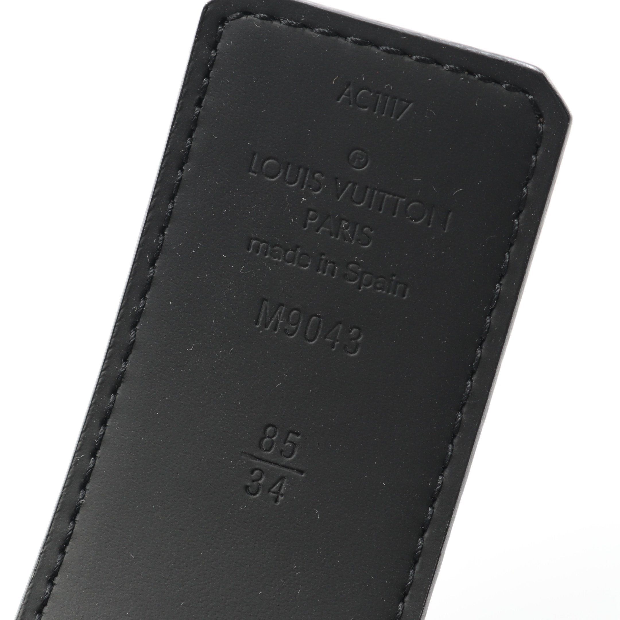 Louis Vuitton Louis Vuitton Lv Initial Belt Leather Black Reversible Size ONE SIZE - 4 Thumbnail