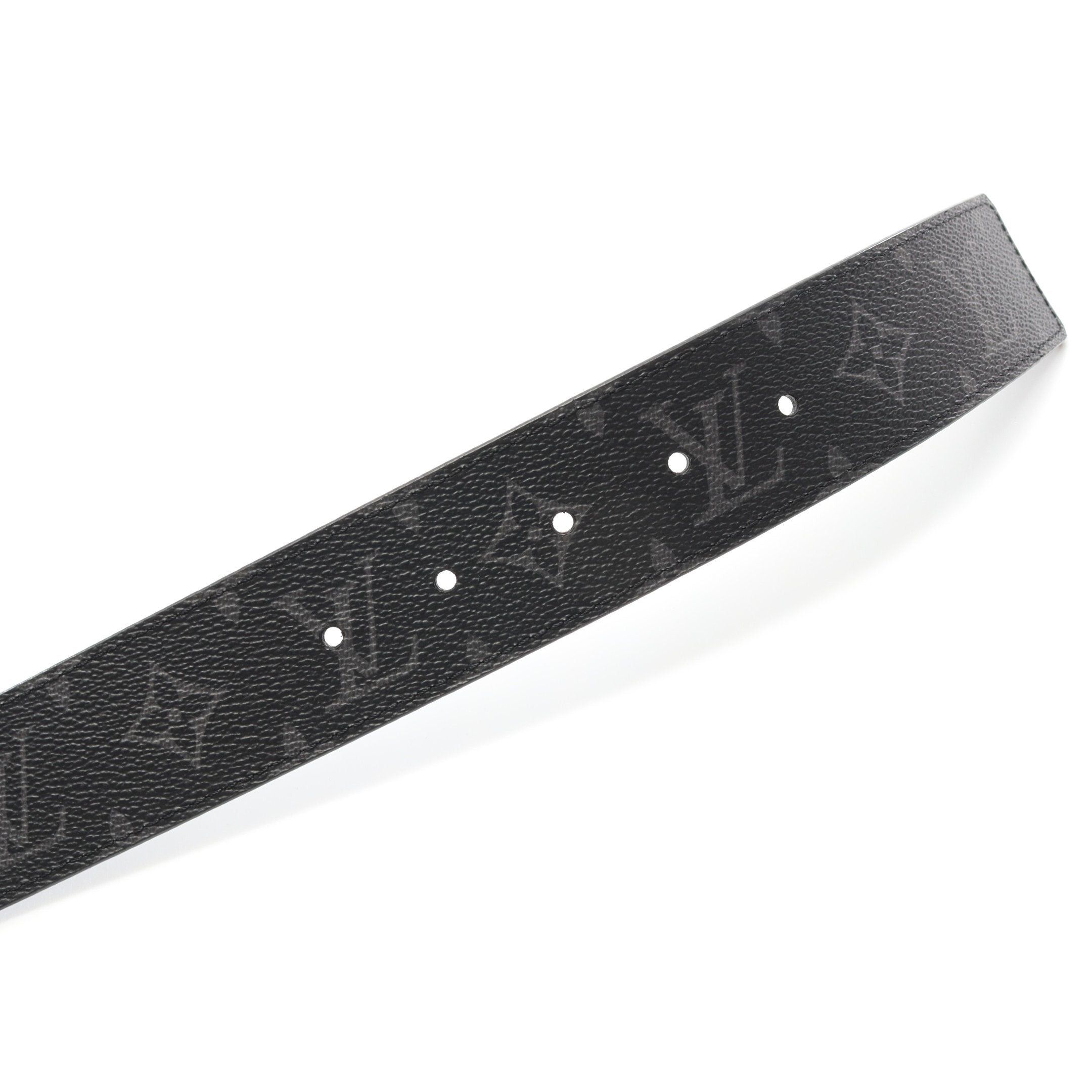 Louis Vuitton Louis Vuitton Lv Initial Belt Leather Black Reversible Size ONE SIZE - 3 Thumbnail