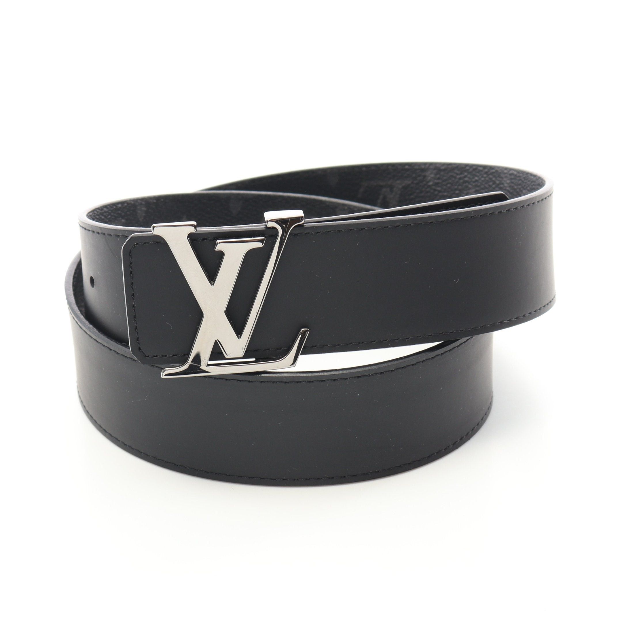 Louis Vuitton Louis Vuitton Lv Initial Belt Leather Black Reversible Size ONE SIZE - 5 Thumbnail