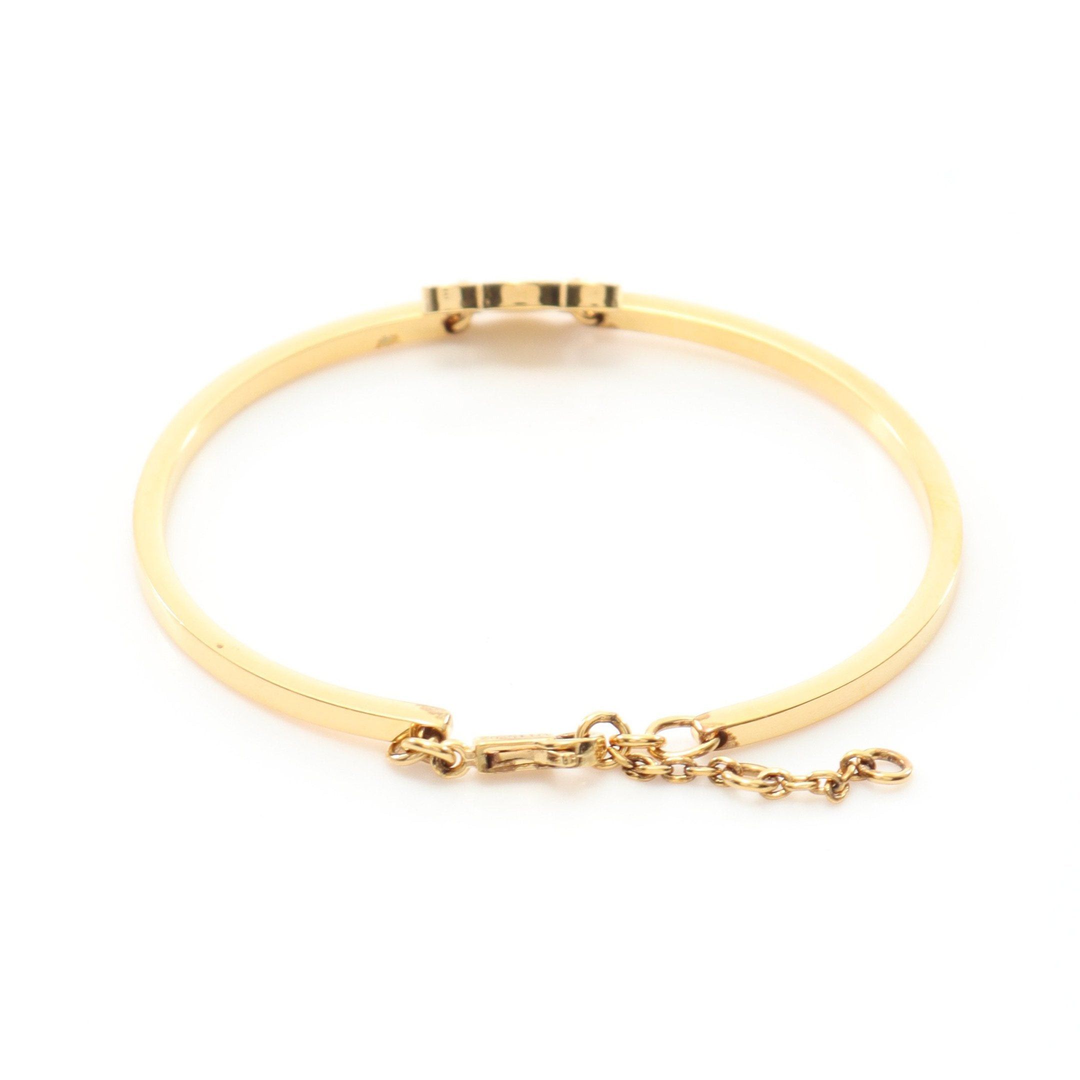 Celine Celine Triomphe Articulate Bracelet Gp Gold Size ONE SIZE - 2 Thumbnail