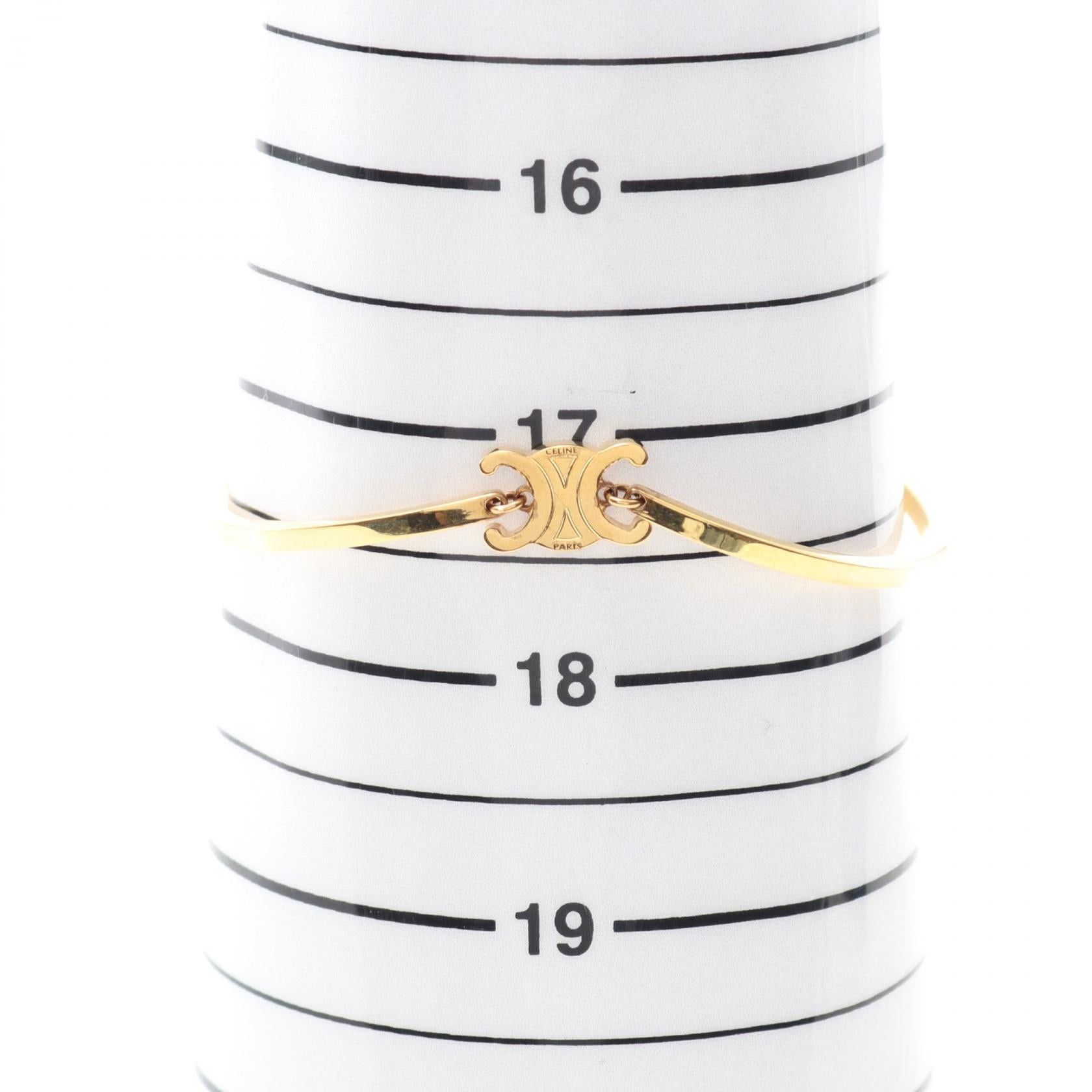 Celine Celine Triomphe Articulate Bracelet Gp Gold Size ONE SIZE - 5 Thumbnail