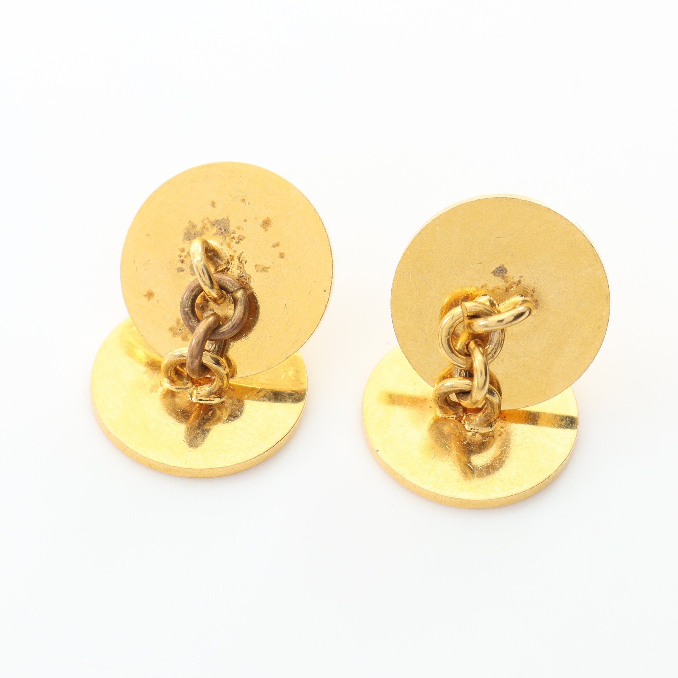 Hermes Hermes Serie Cufflink Gp Gold Size ONE SIZE - 2 Thumbnail