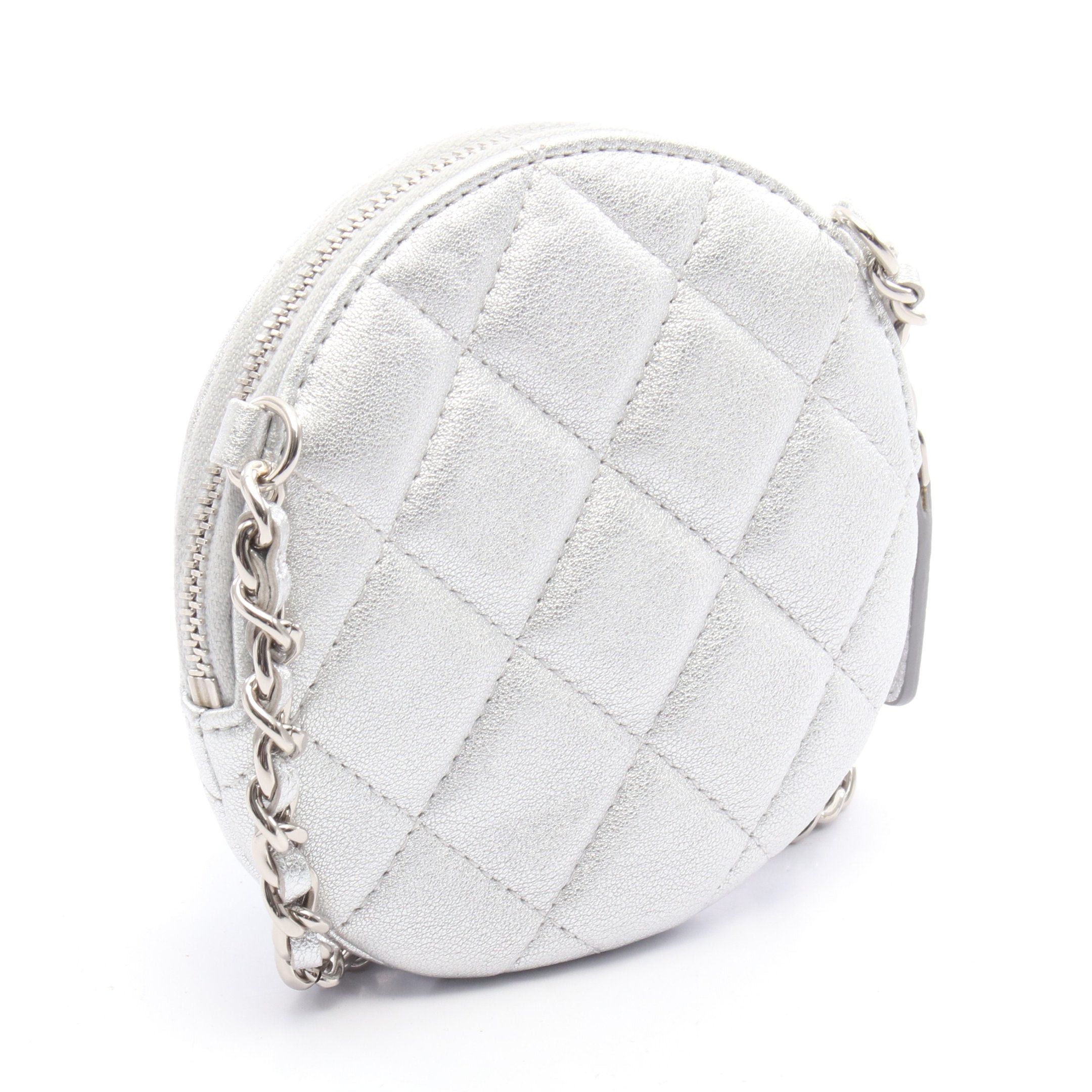 Chanel Chanel Camellia Matelasse Chain Shoulder Bag Leather Silver Hardware Metallic Size ONE SIZE - 2 Thumbnail