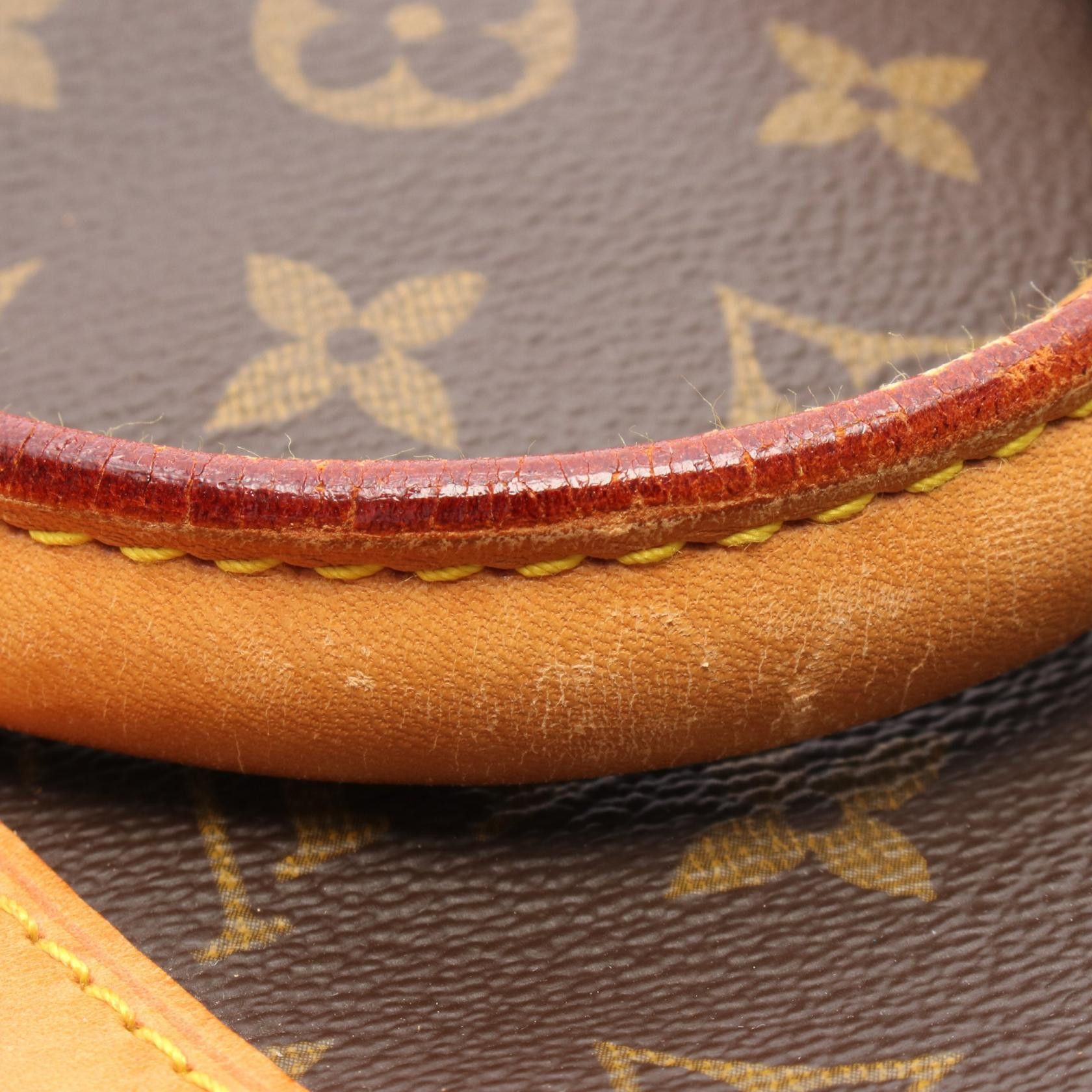 Louis Vuitton Louis Vuitton Keepall 50 Monogram Boston Bag Leather Brown Size ONE SIZE - 7 Thumbnail