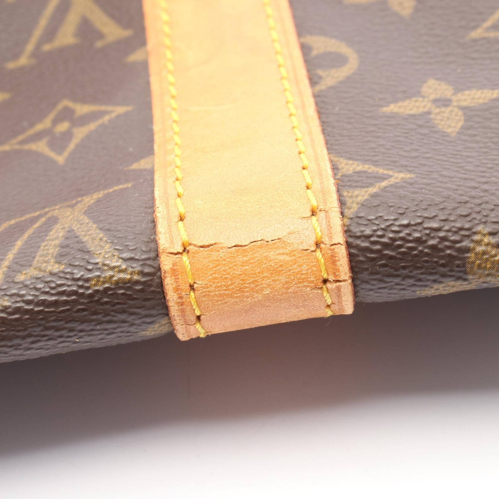 Louis Vuitton Louis Vuitton Keepall 50 Monogram Boston Bag Leather Brown Size ONE SIZE - 11 Thumbnail