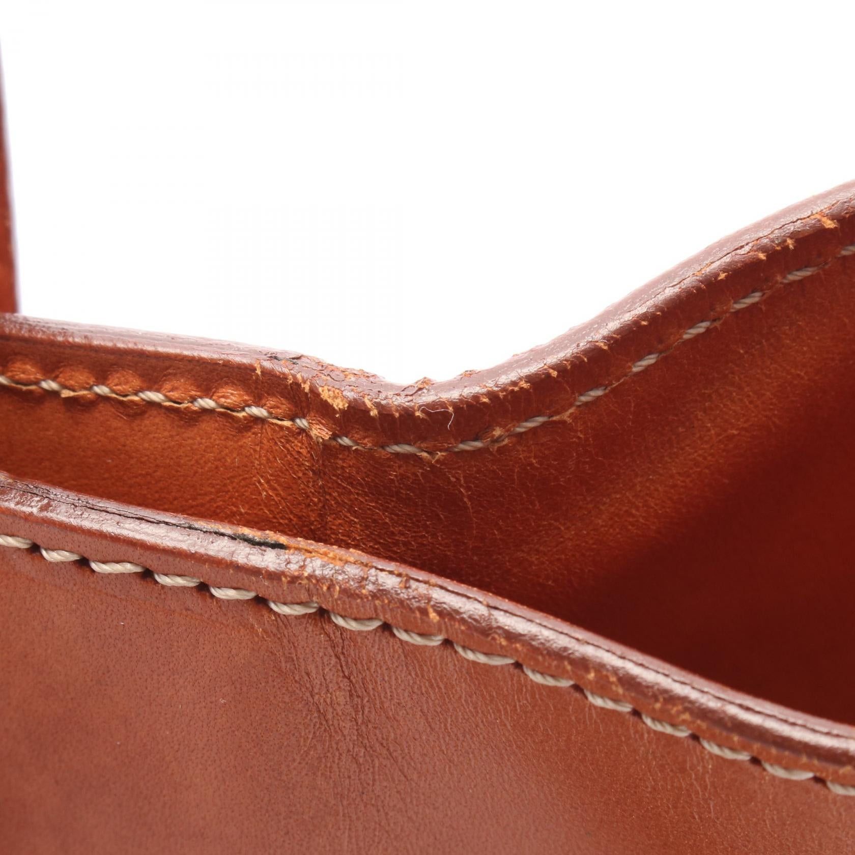 Celine Celine Macadam Shoulder Bag Tote Leather Brown Size ONE SIZE - 8 Thumbnail