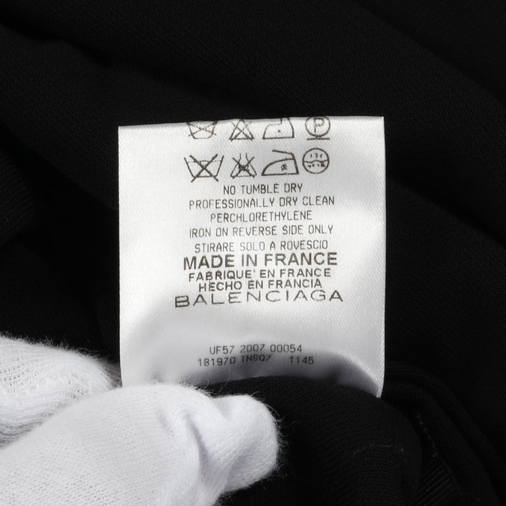 Balenciaga Balenciaga One Piece Rayon Black Size ONE SIZE - 5 Thumbnail