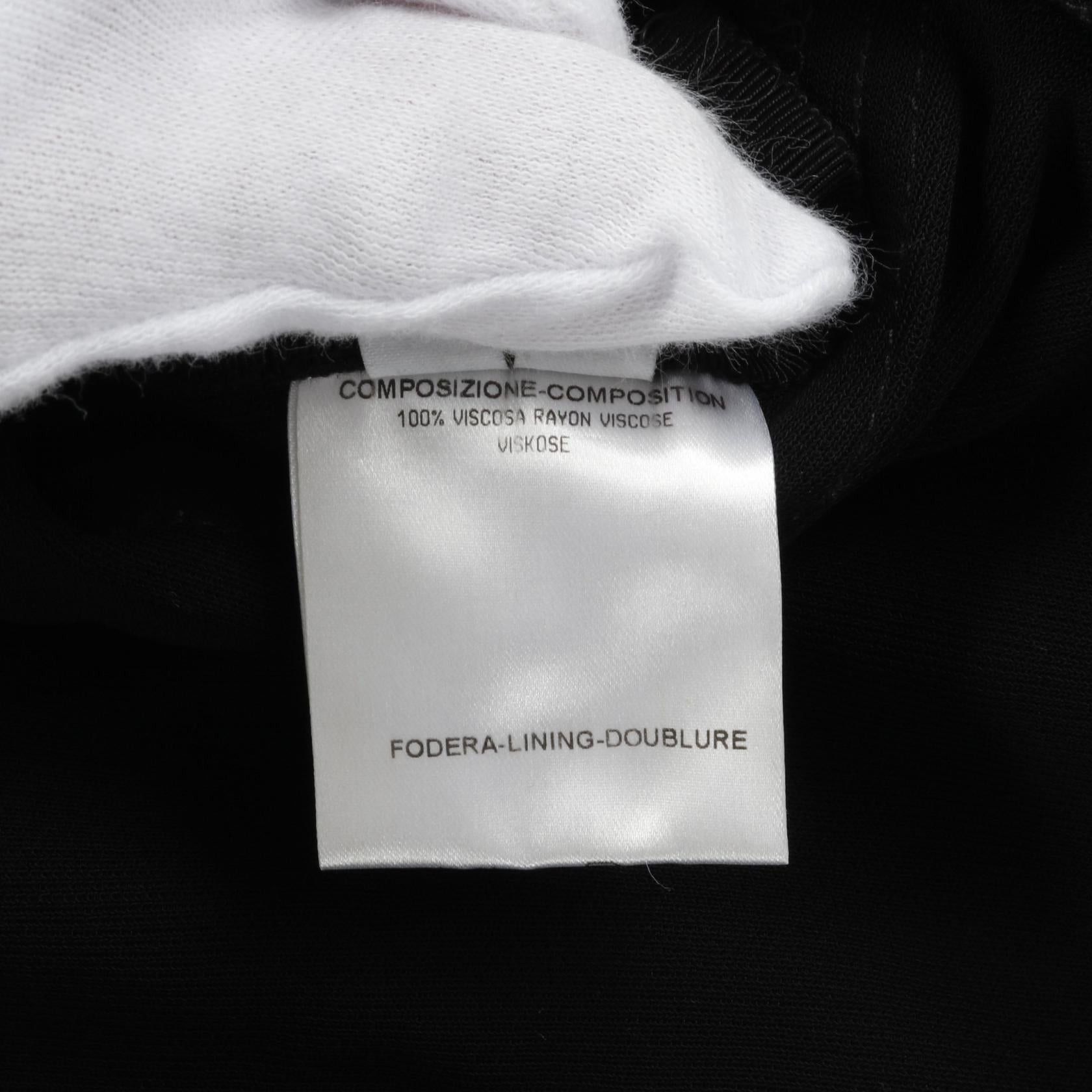 Balenciaga Balenciaga One Piece Rayon Black Size ONE SIZE - 4 Thumbnail
