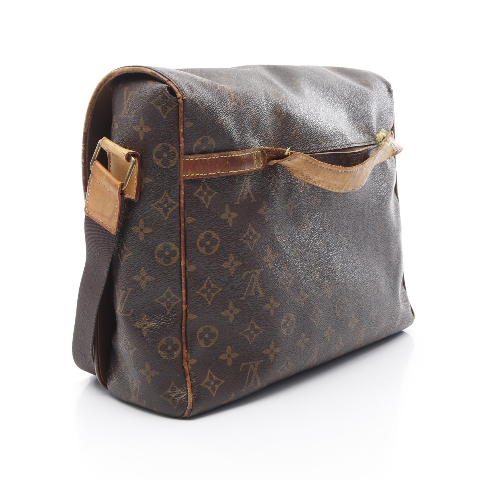 Louis Vuitton Louis Vuitton Aves Monogram Shoulder Bag Leather Brown Size ONE SIZE - 2 Thumbnail