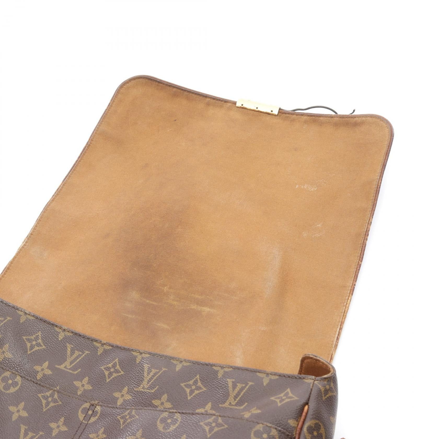 Louis Vuitton Louis Vuitton Aves Monogram Shoulder Bag Leather Brown Size ONE SIZE - 12 Thumbnail