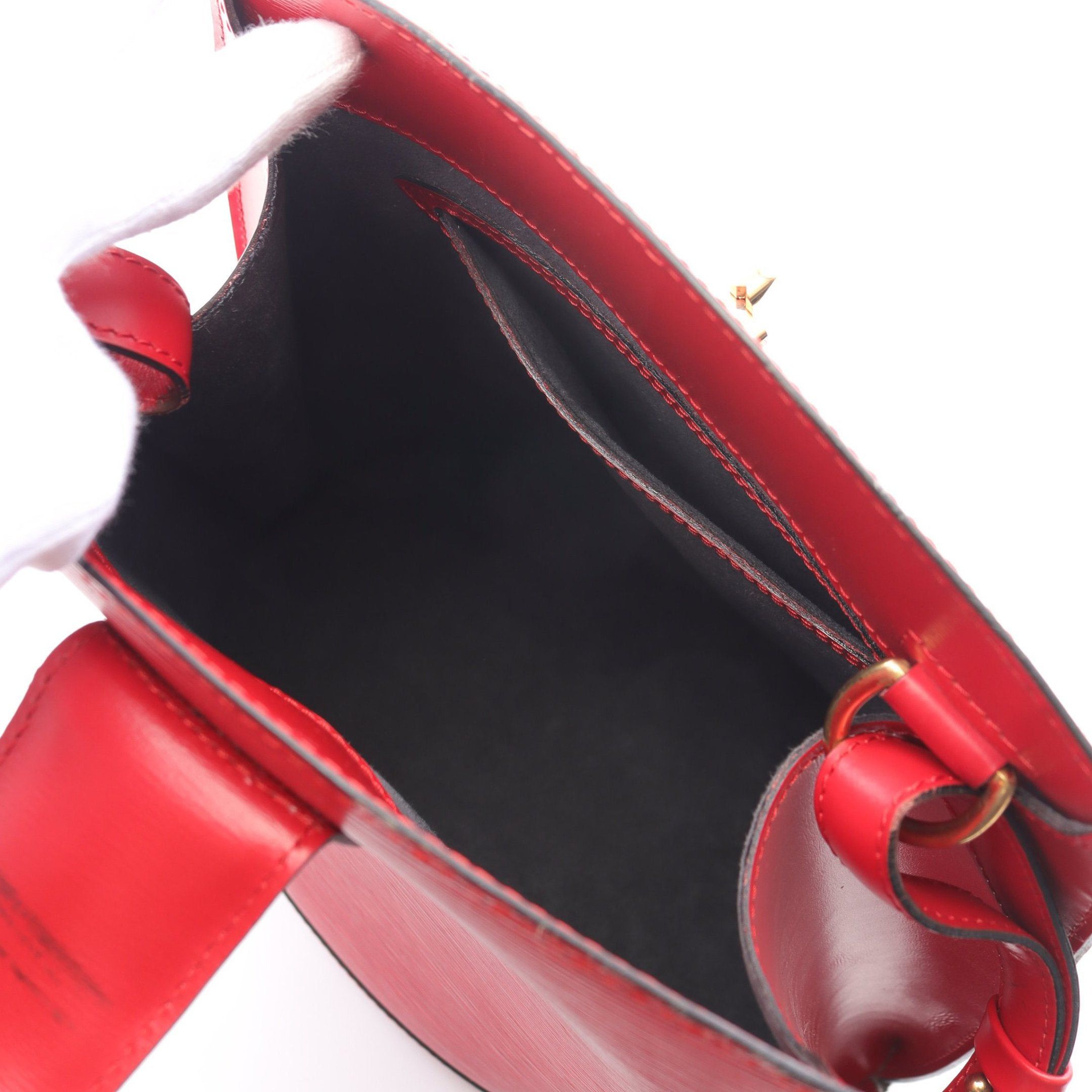 Louis Vuitton Louis Vuitton Cluny Epi Castilian Red Shoulder Bag Leather Size ONE SIZE - 3 Thumbnail