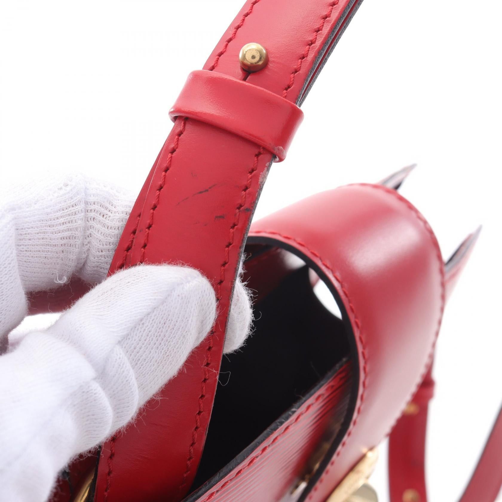 Louis Vuitton Louis Vuitton Cluny Epi Castilian Red Shoulder Bag Leather Size ONE SIZE - 7 Thumbnail
