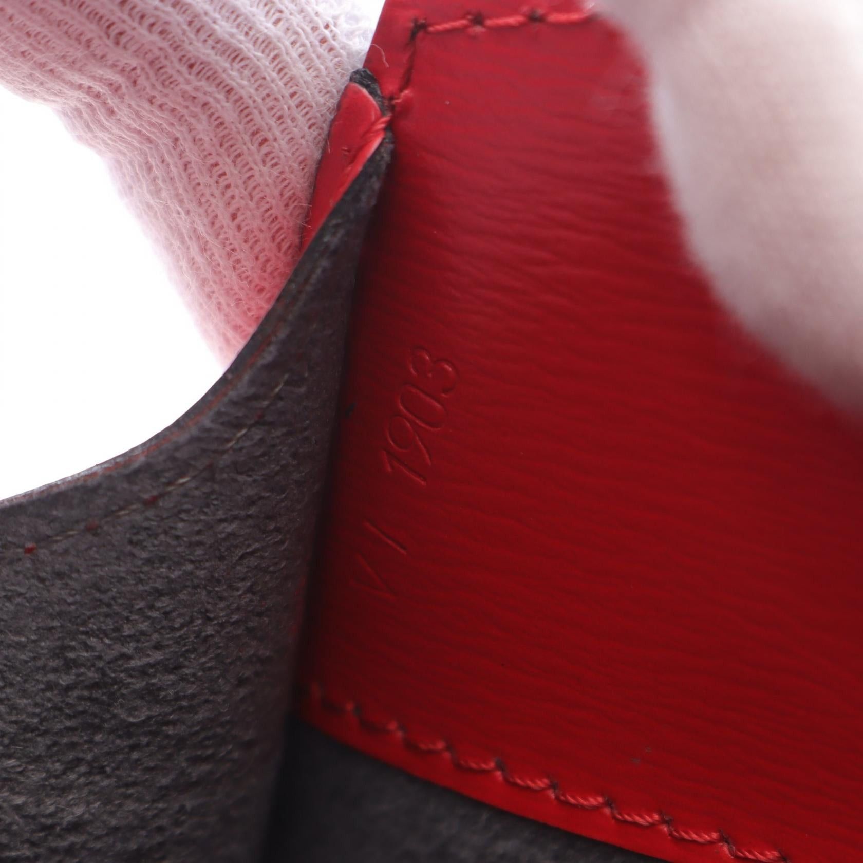 Louis Vuitton Louis Vuitton Cluny Epi Castilian Red Shoulder Bag Leather Size ONE SIZE - 5 Thumbnail